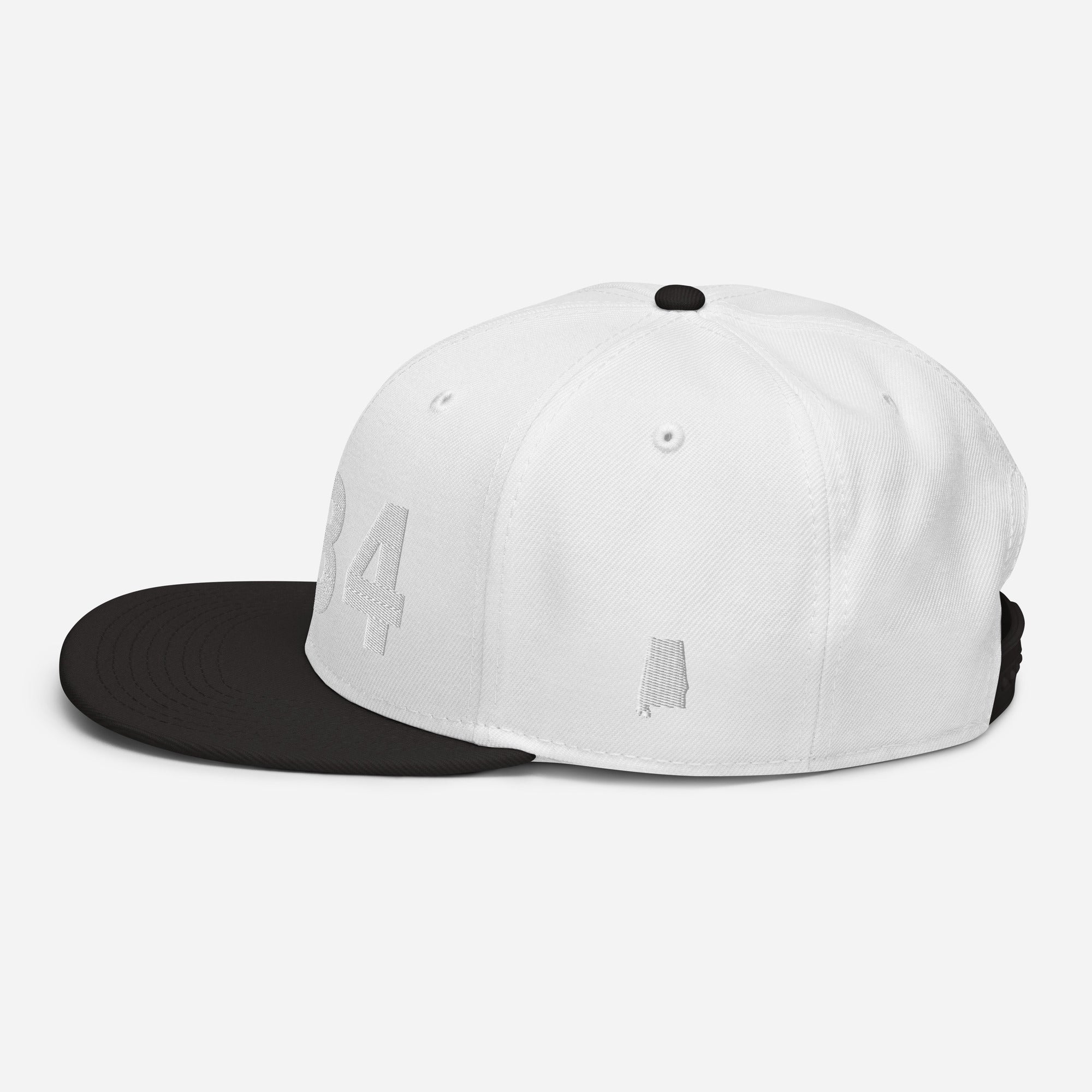 334 Area Code Snapback Hat