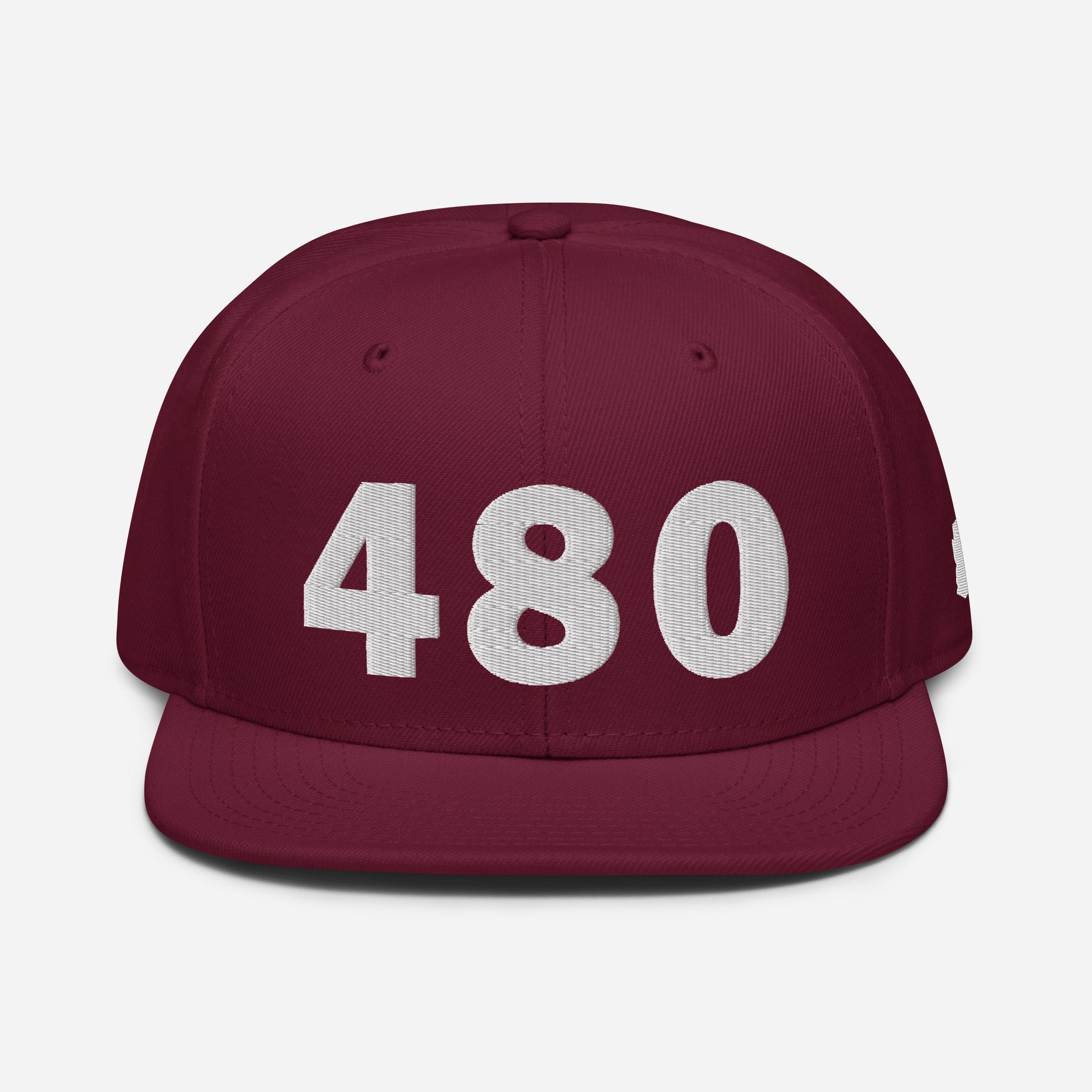 480 Area Code Snapback Hat