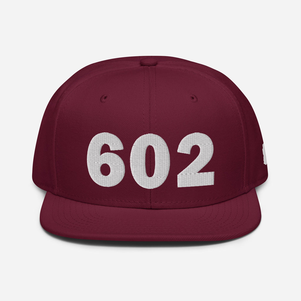 602 Area Code Snapback Hat