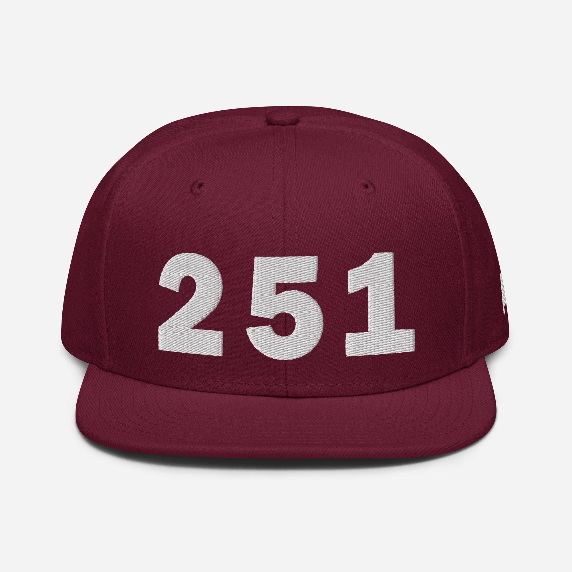 251 Area Code Snapback Hat