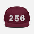 256 Area Code Snapback Hat