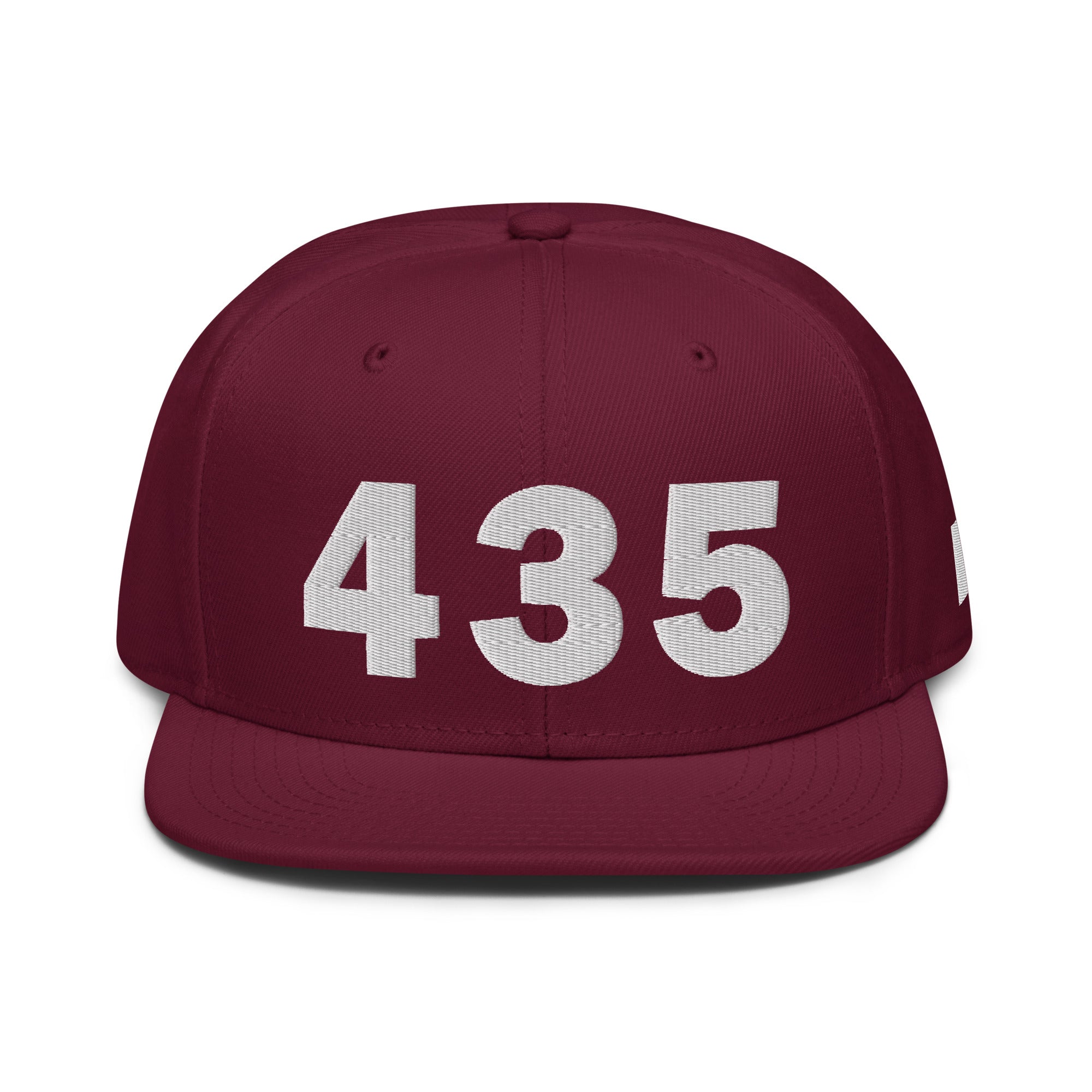 435 Area Code Snapback Hat
