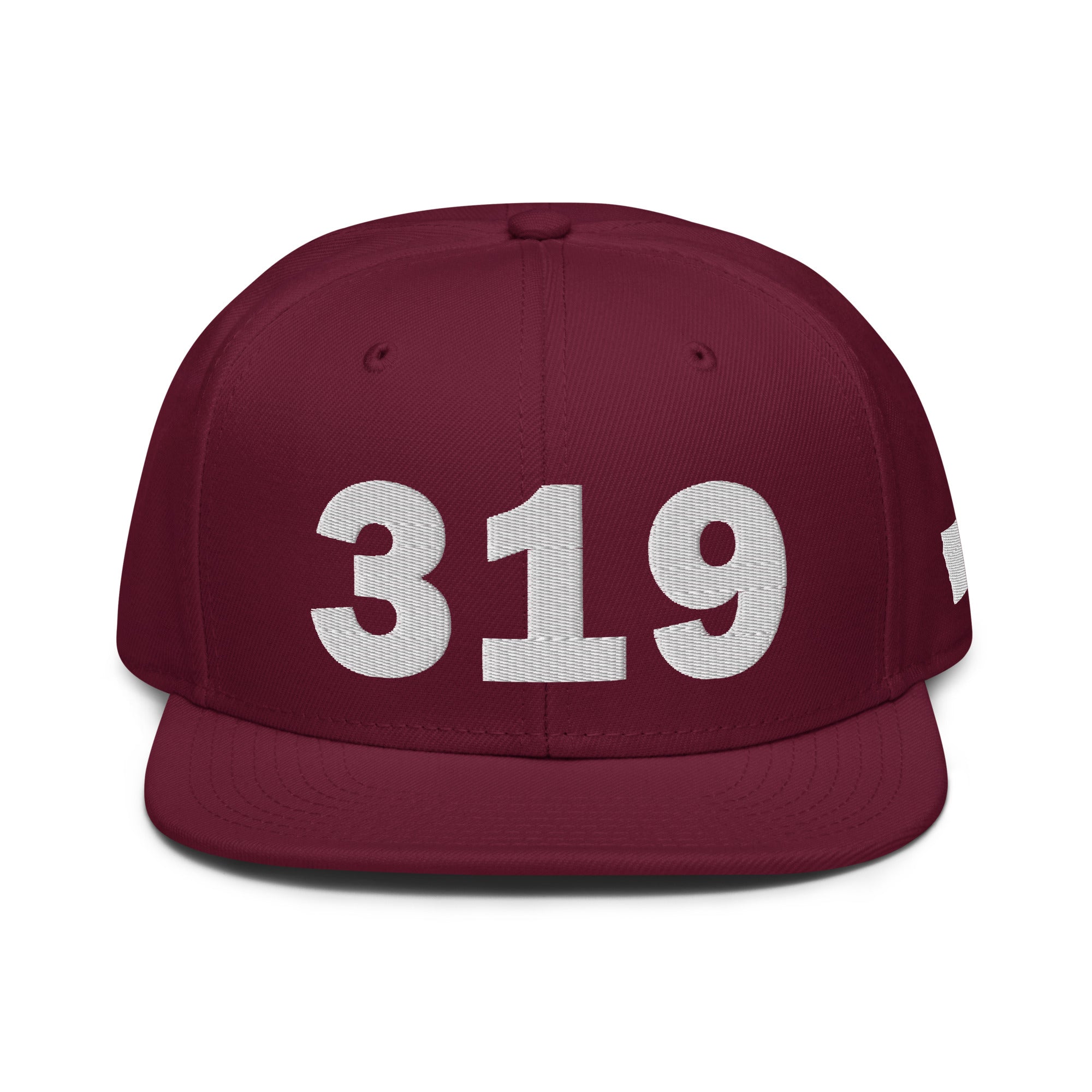 319 Area Code Snapback Hat