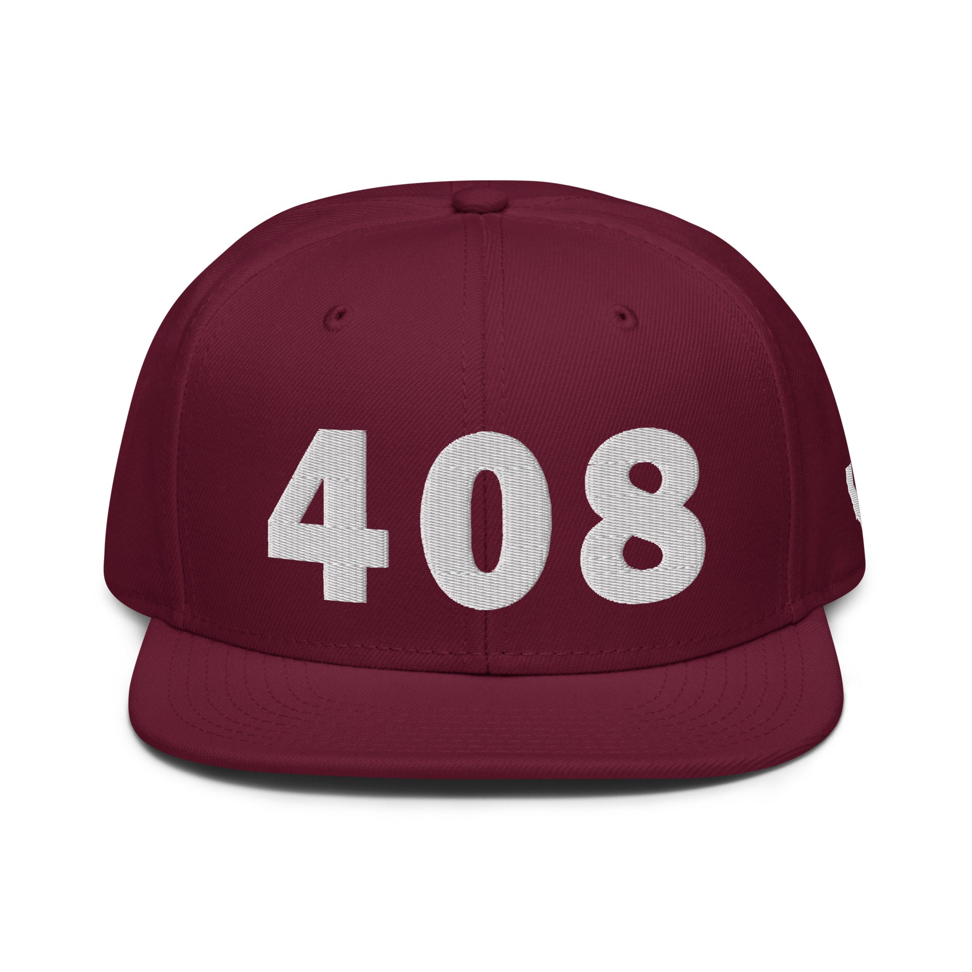 408 Area Code Snapback Hat