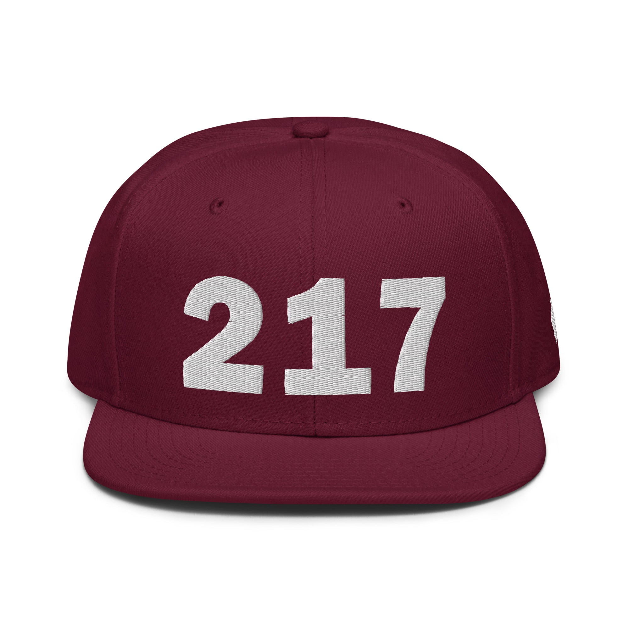 217 Area Code Snapback Hat