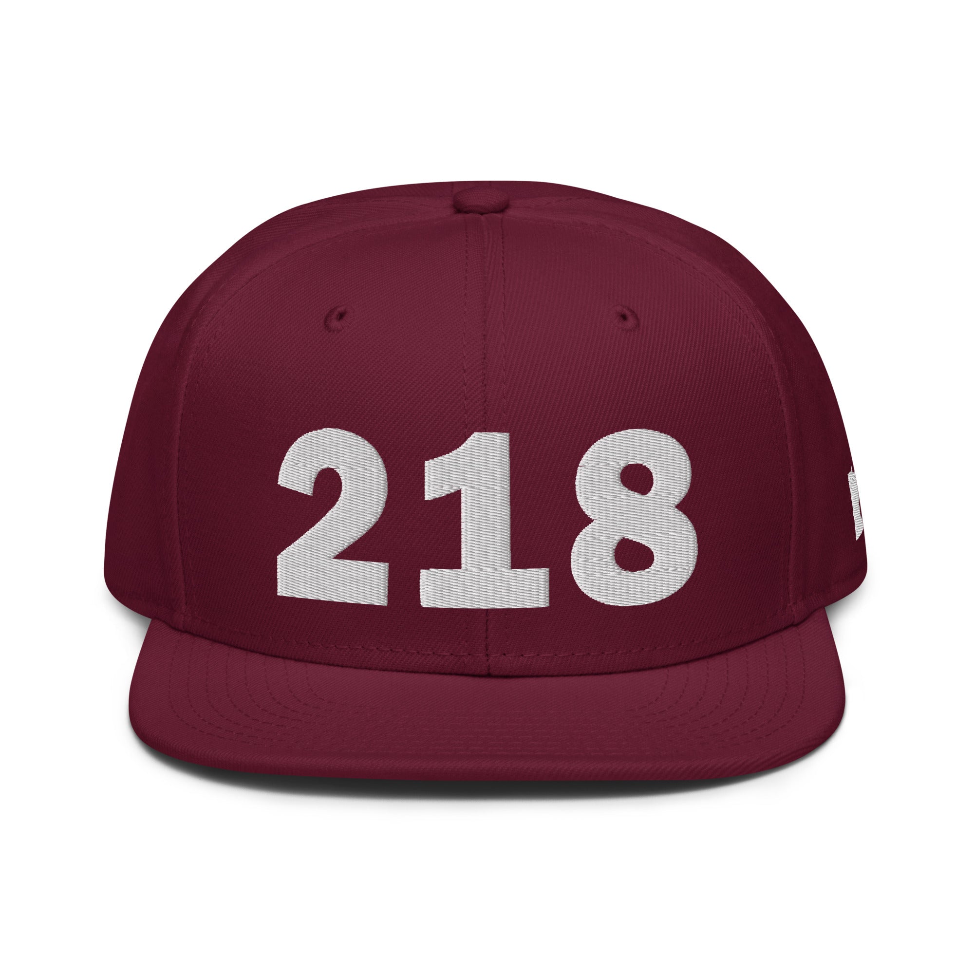 218 Area Code Snapback Hat