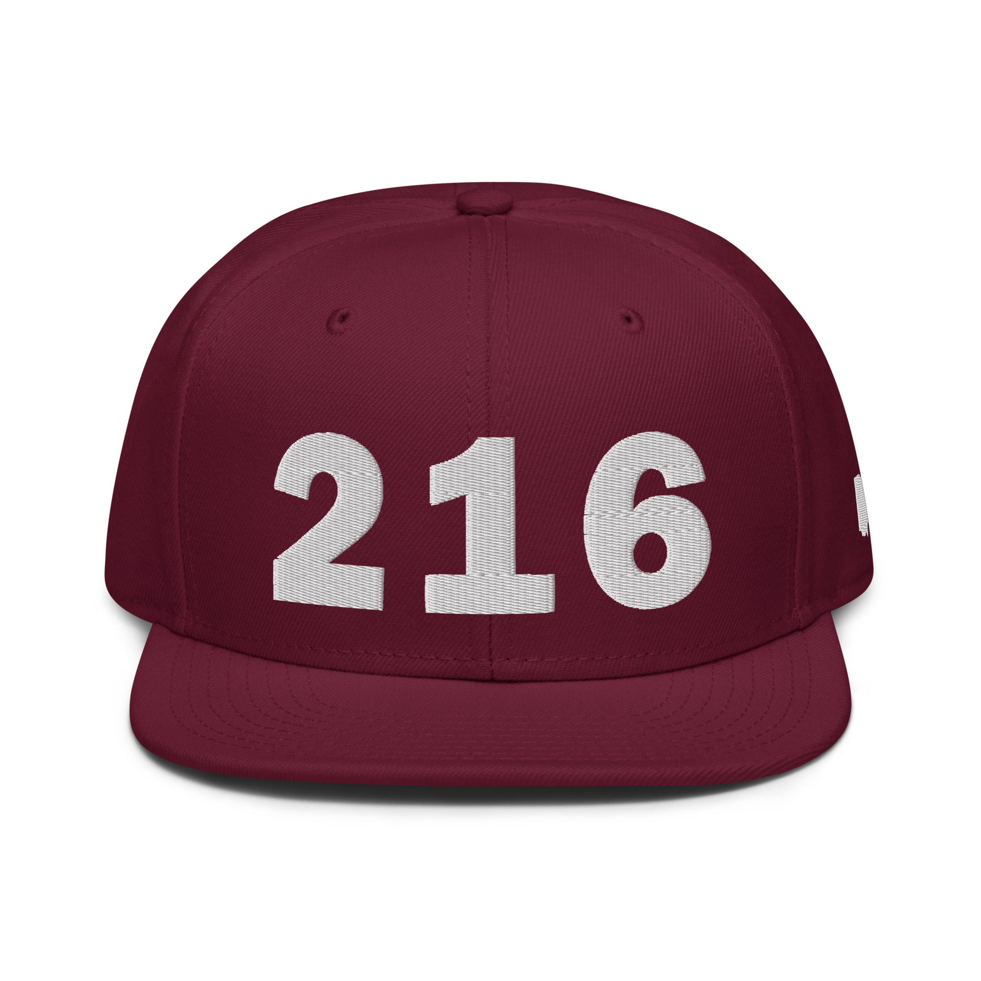 216 Area Code Snapback Hat