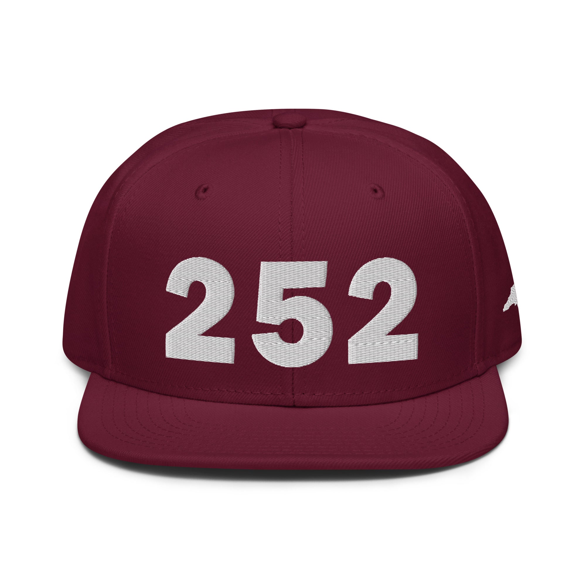 252 Area Code Snapback Hat