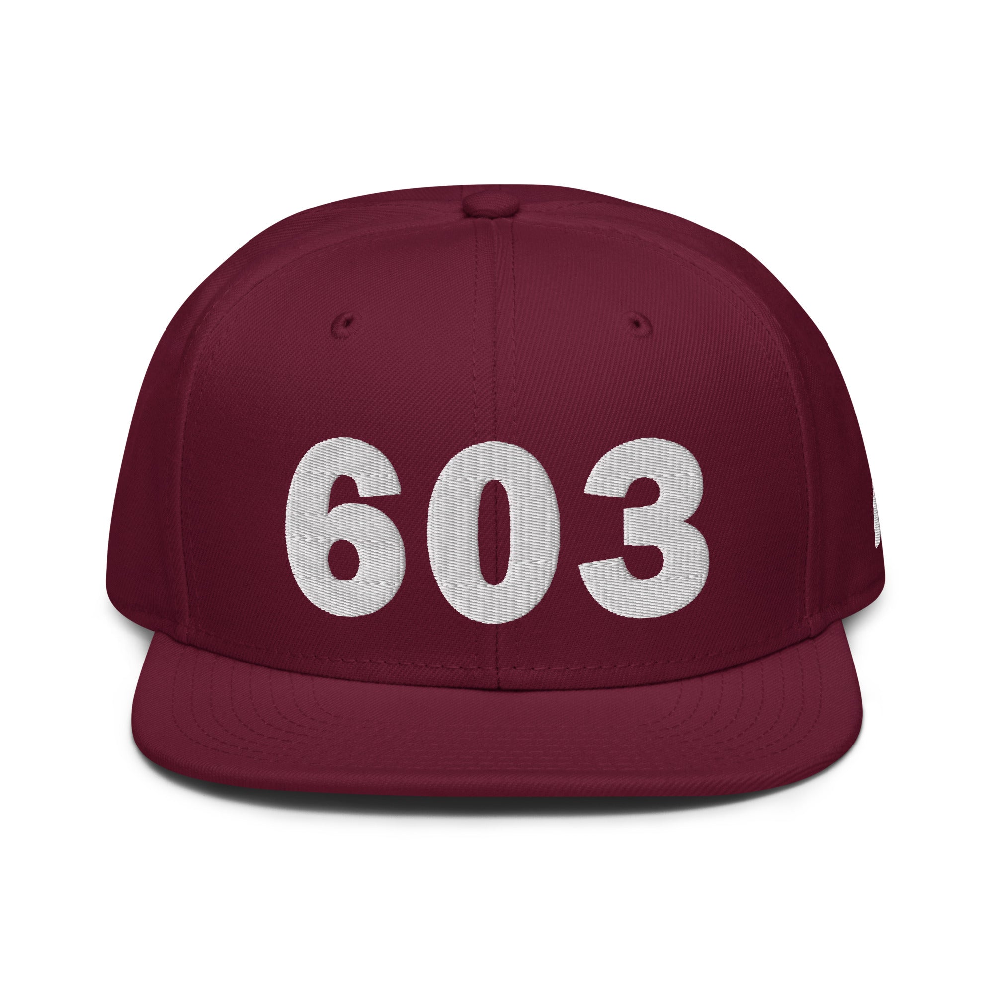 603 Area Code Snapback Hat