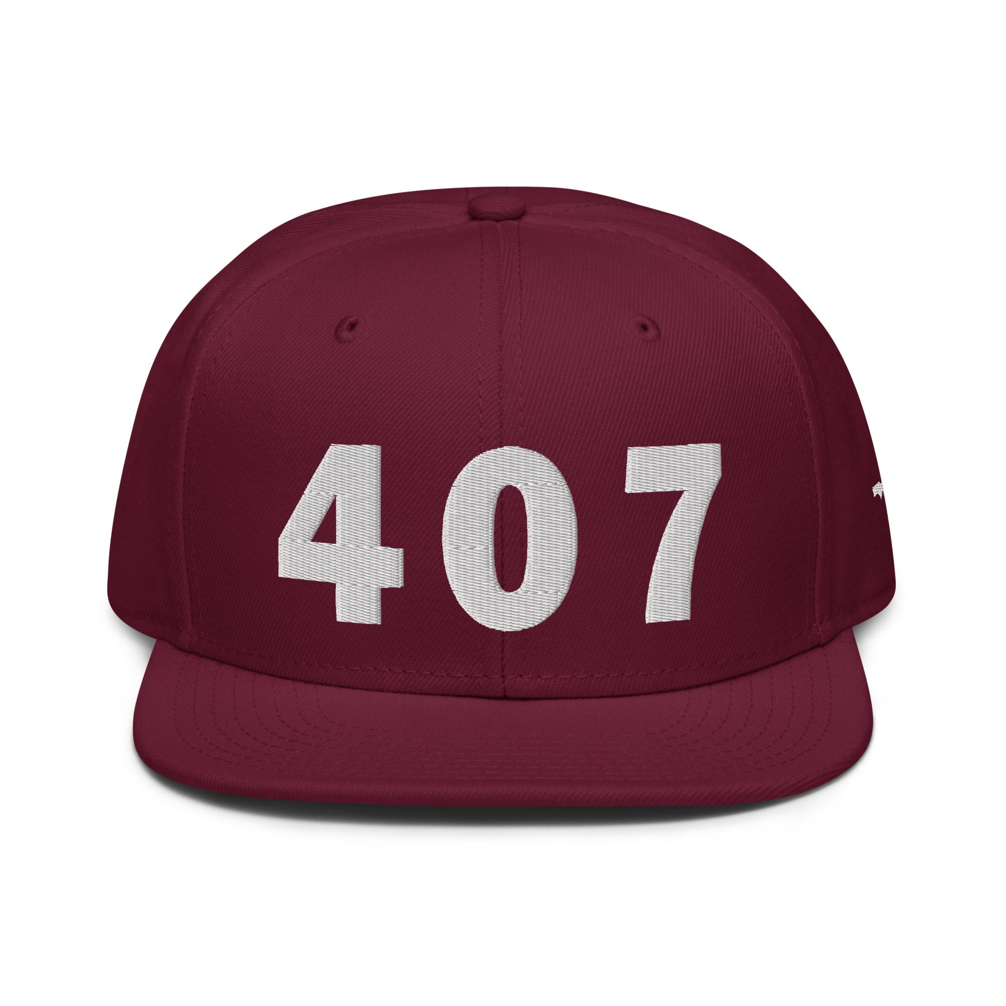 407 Area Code Snapback Hat