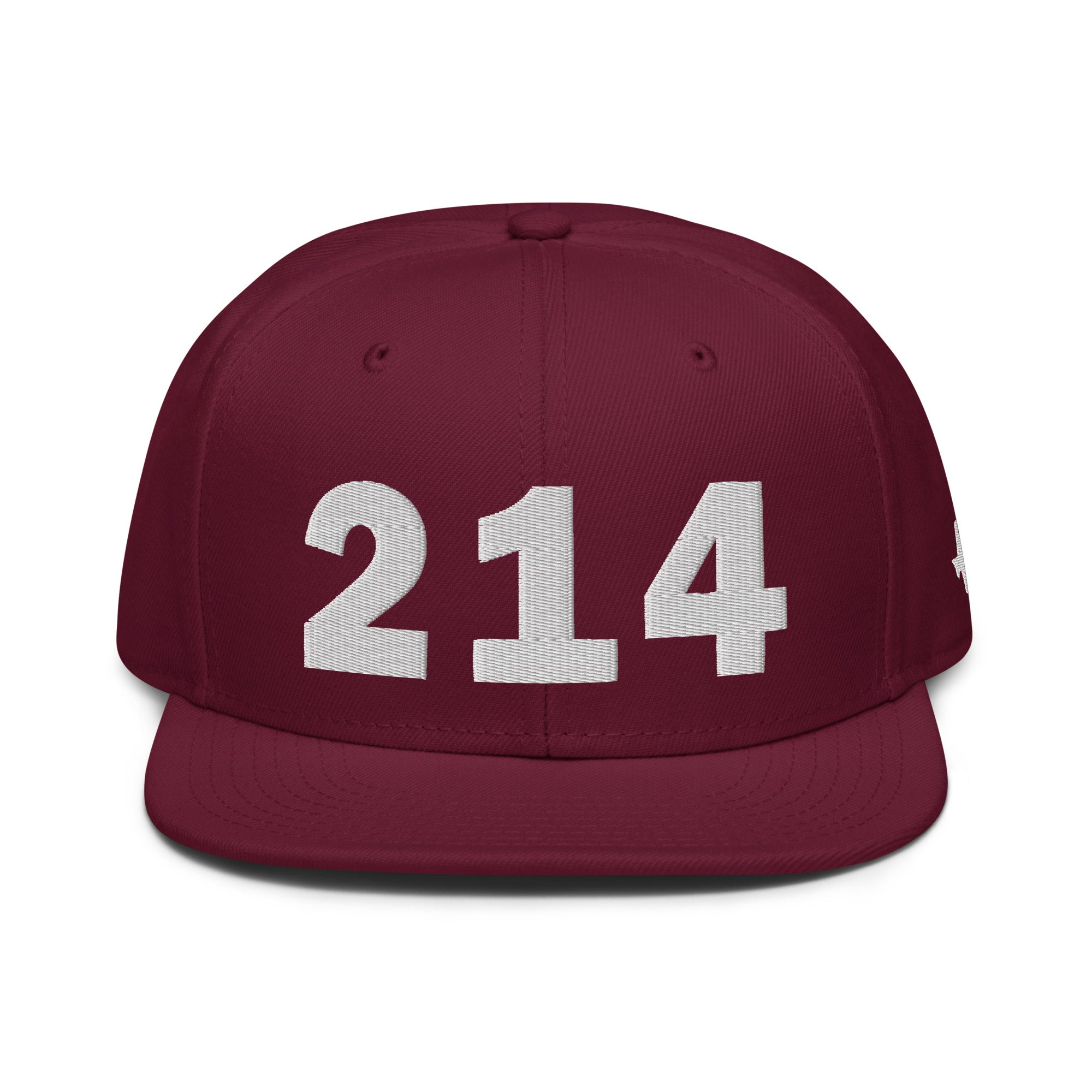 214 Area Code Snapback Hat
