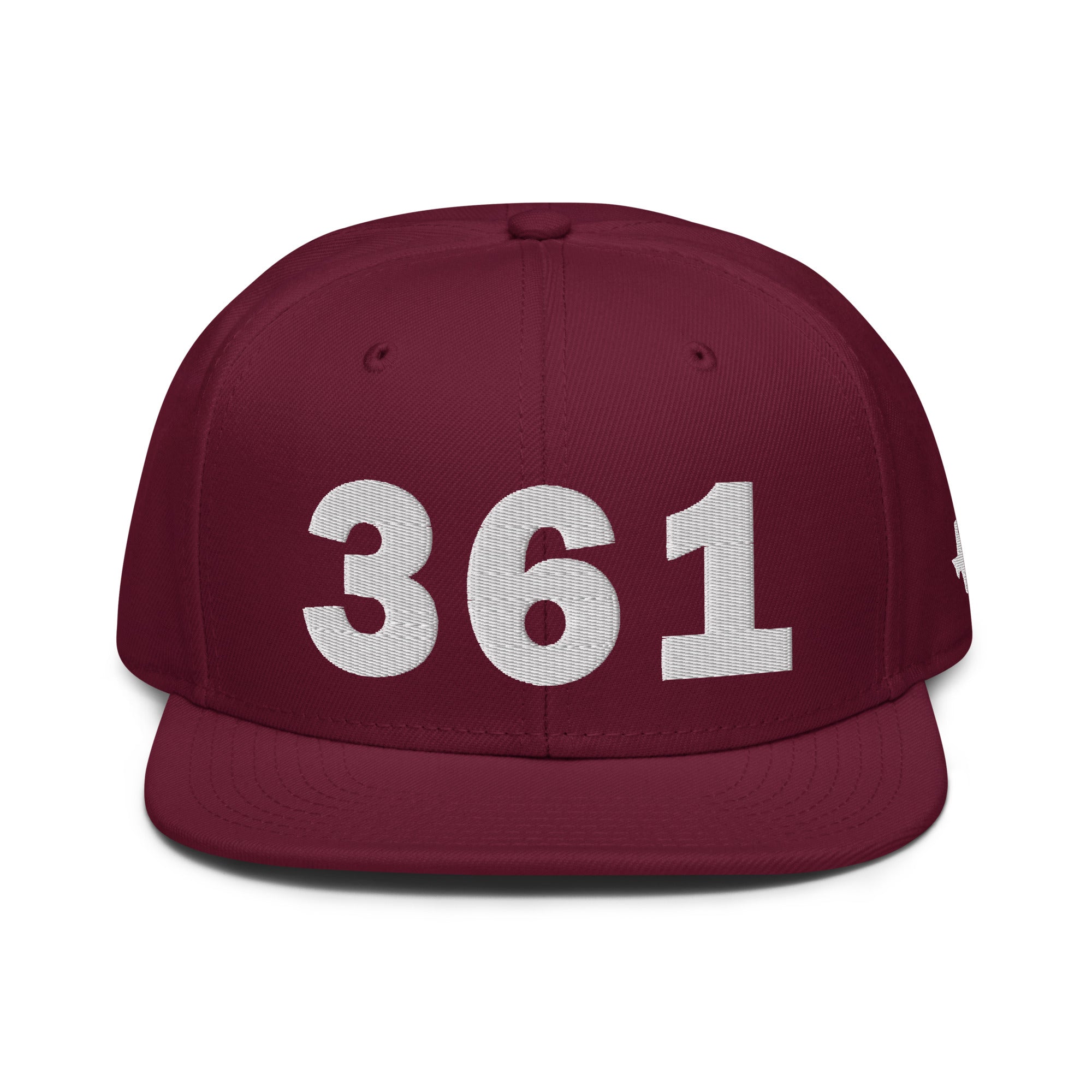 361 Area Code Snapback Hat