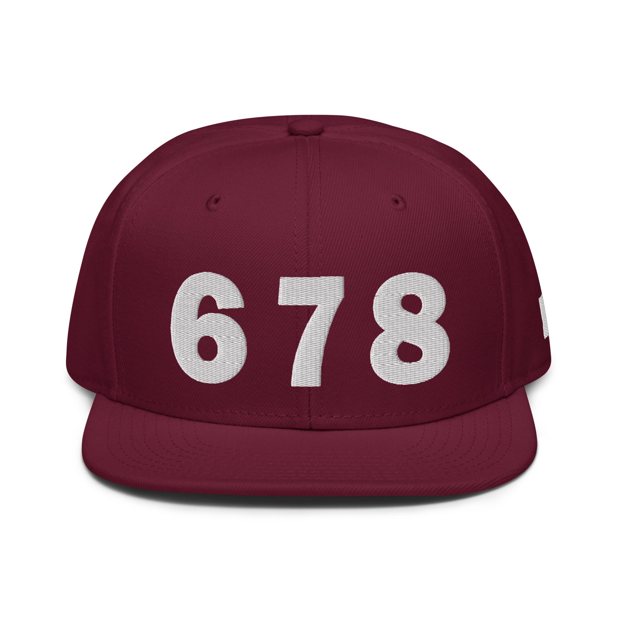 678 Area Code Snapback Hat