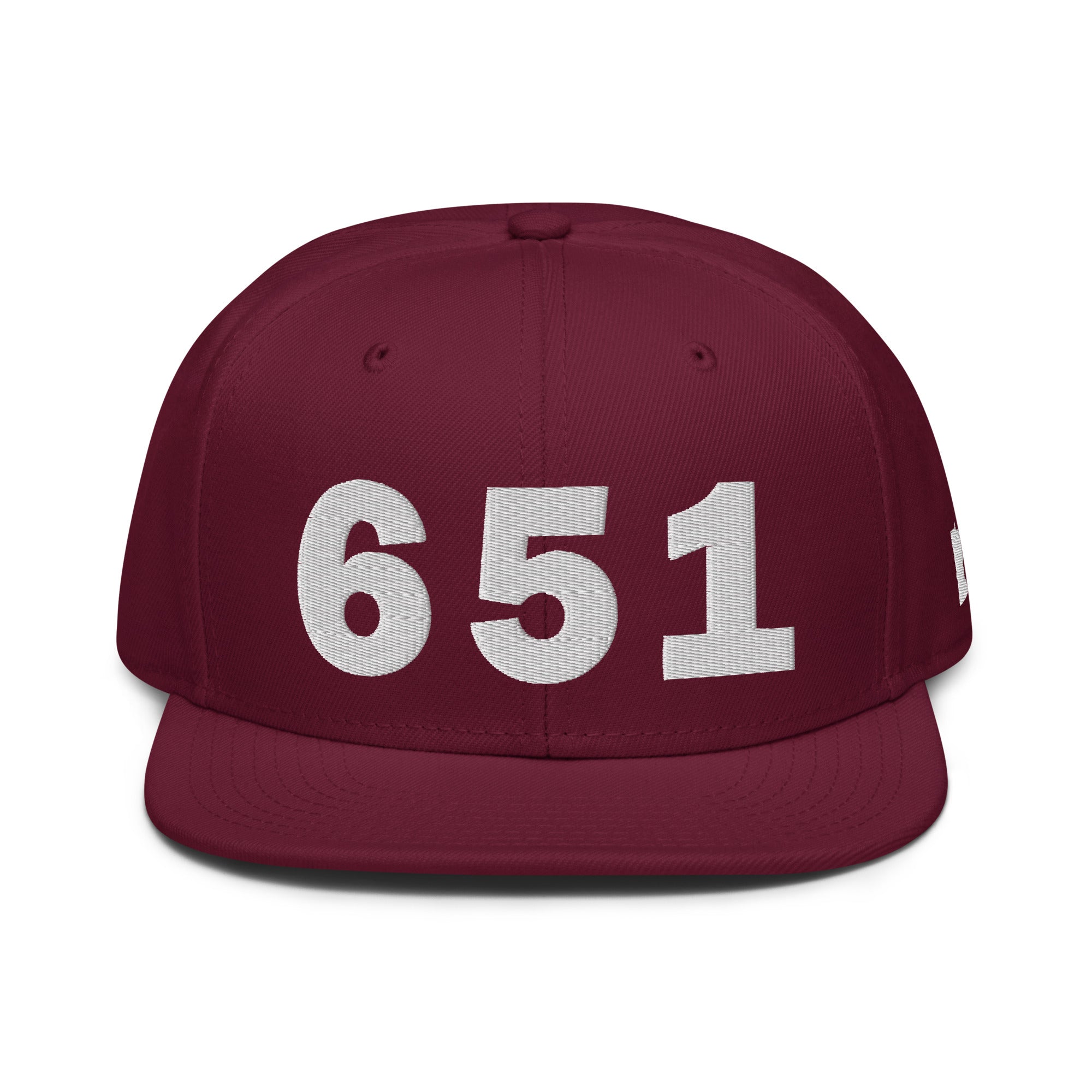 651 Area Code Snapback Hat