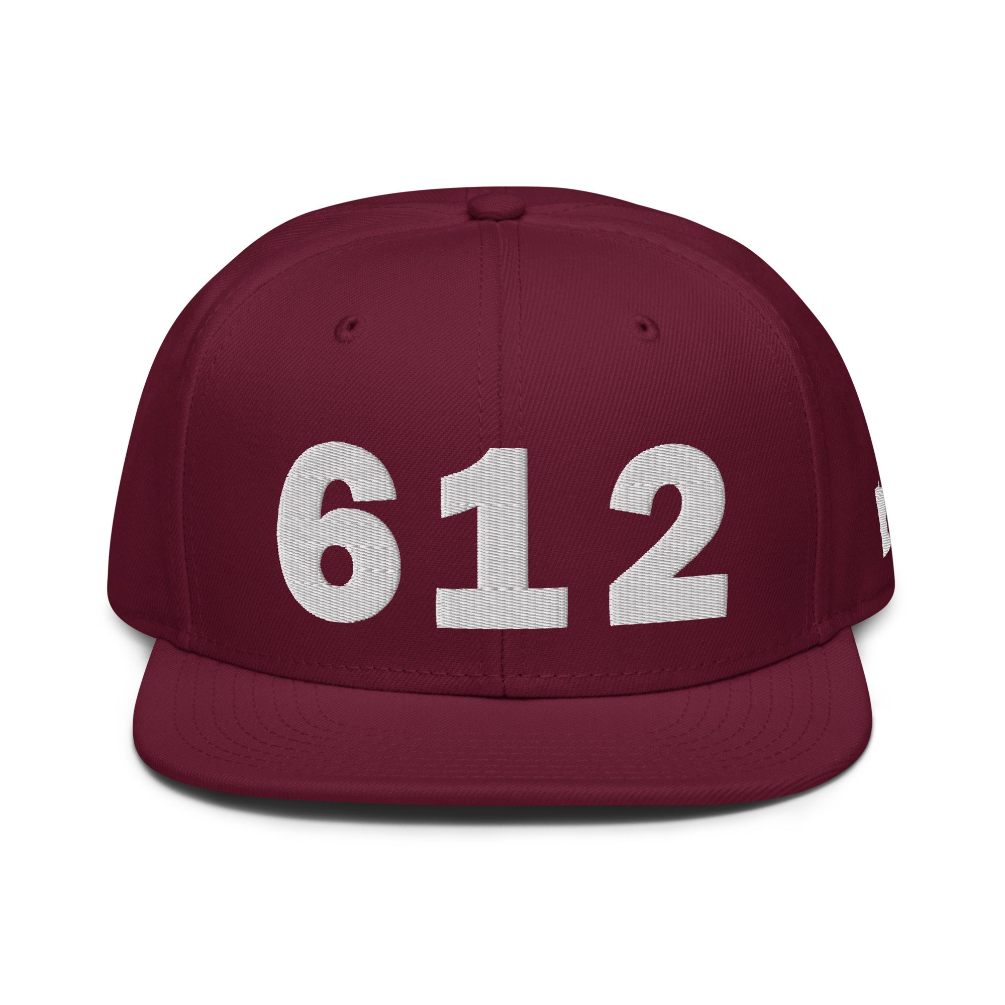 612 Area Code Snapback Hat