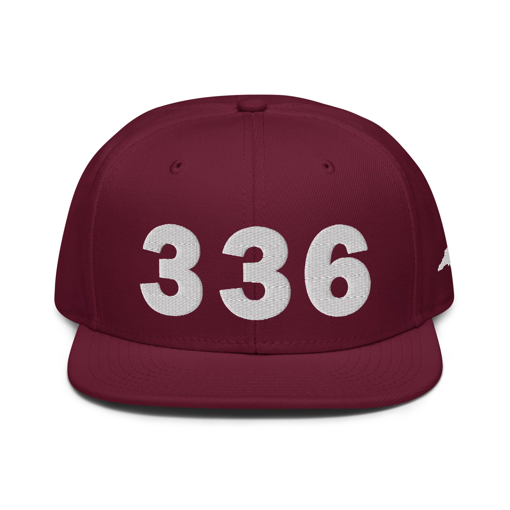 336 Area Code Snapback Hat