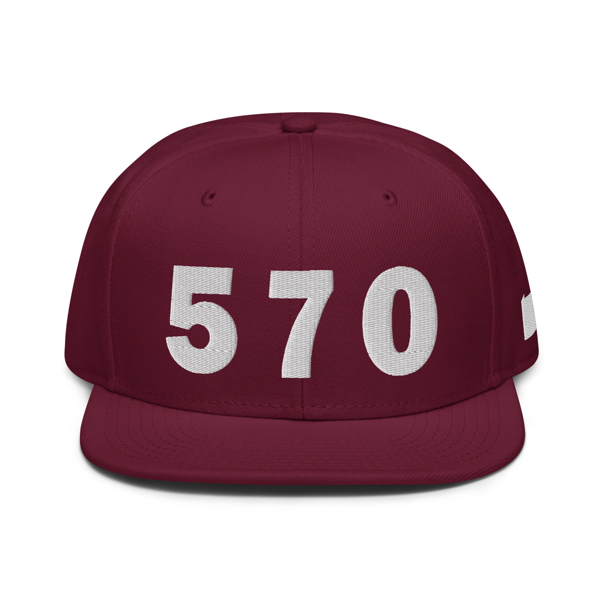 570 Area Code Snapback Hat