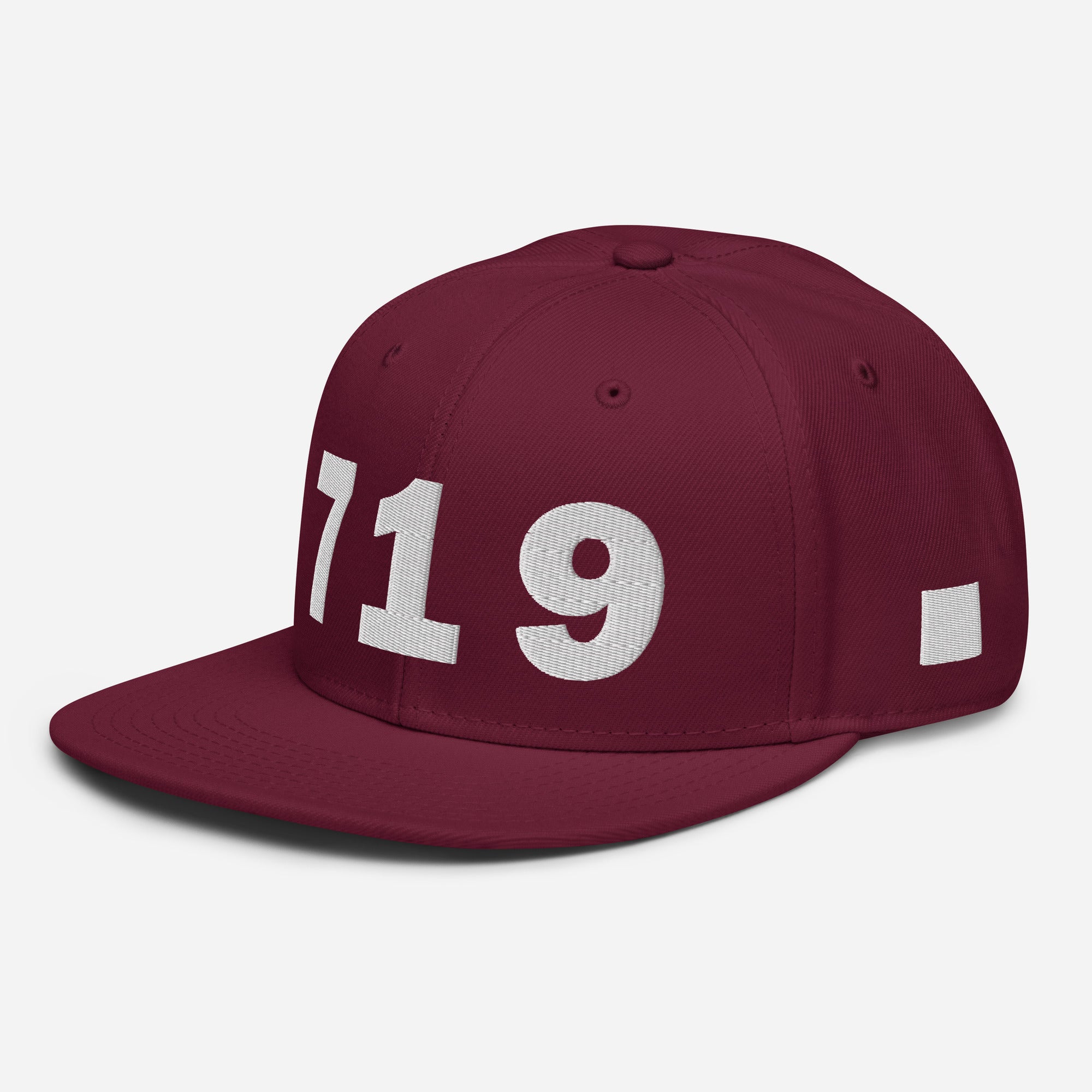 719 Area Code Snapback Hat