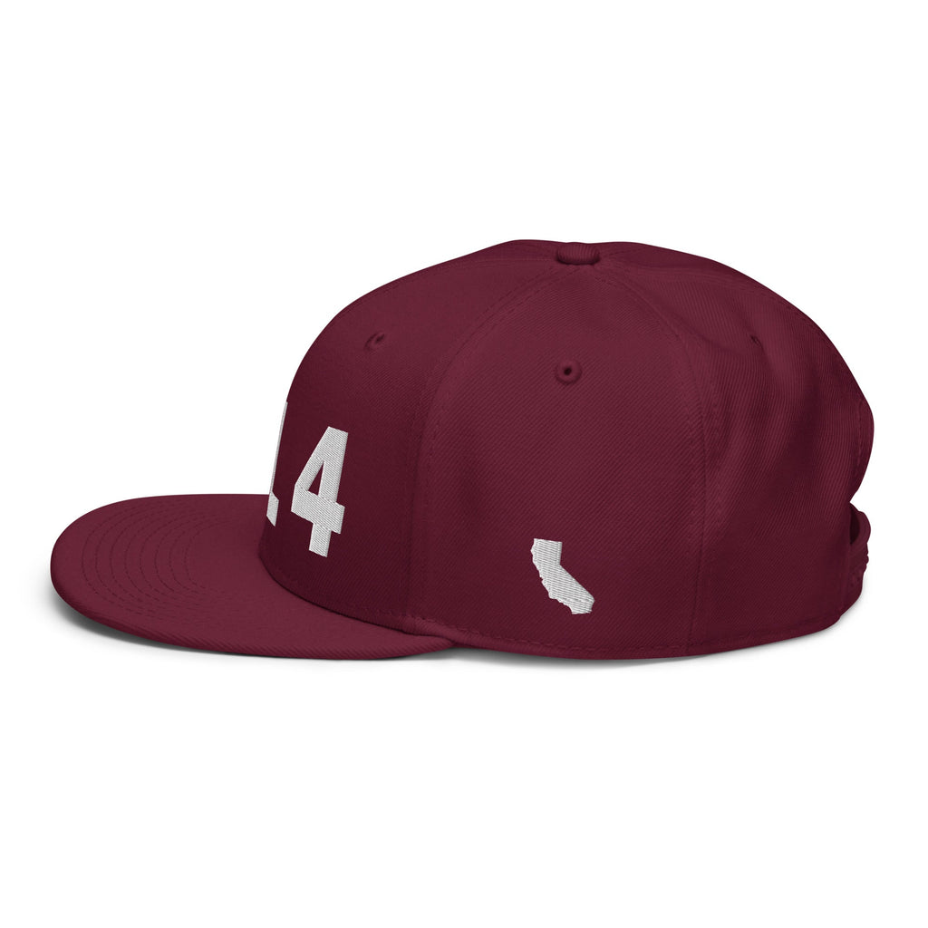 714 Area Code Snapback Hat