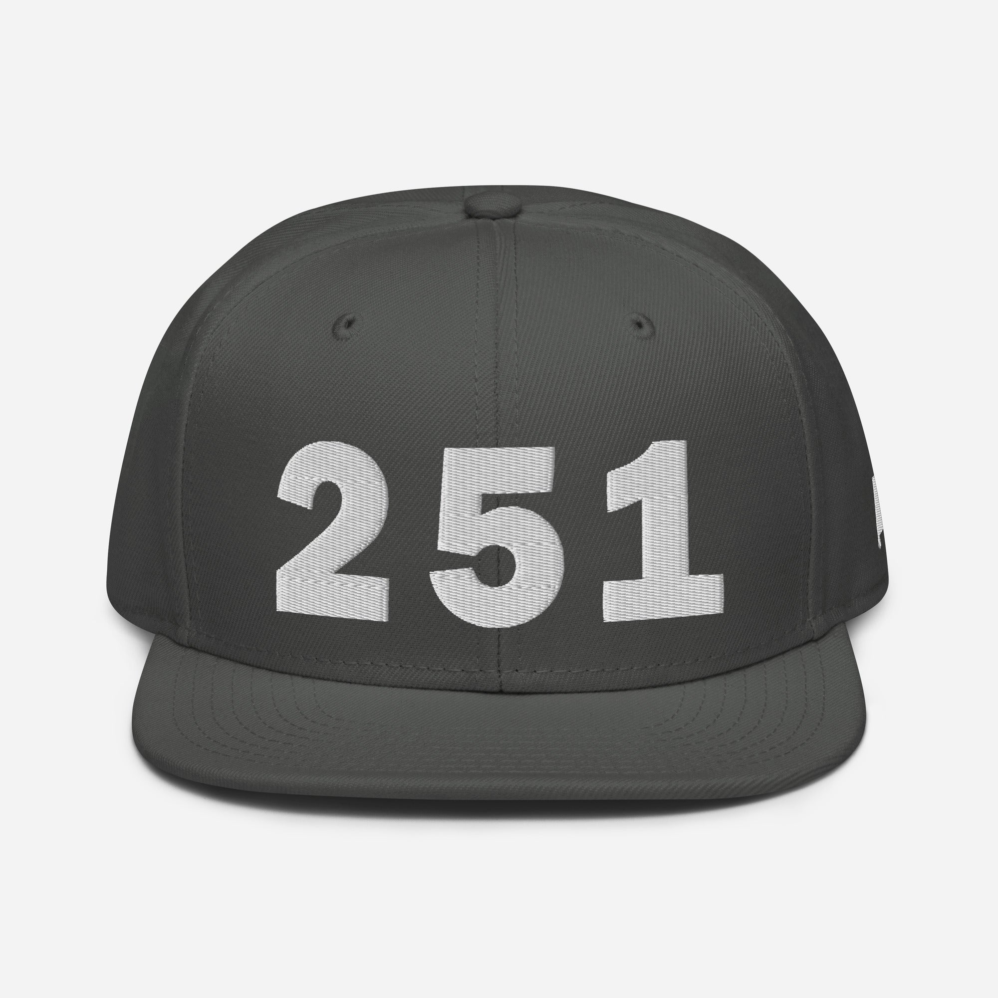251 Area Code Snapback Hat