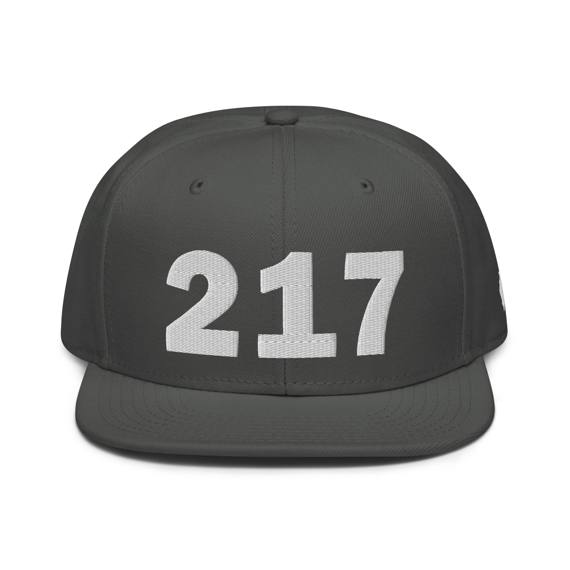 217 Area Code Snapback Hat