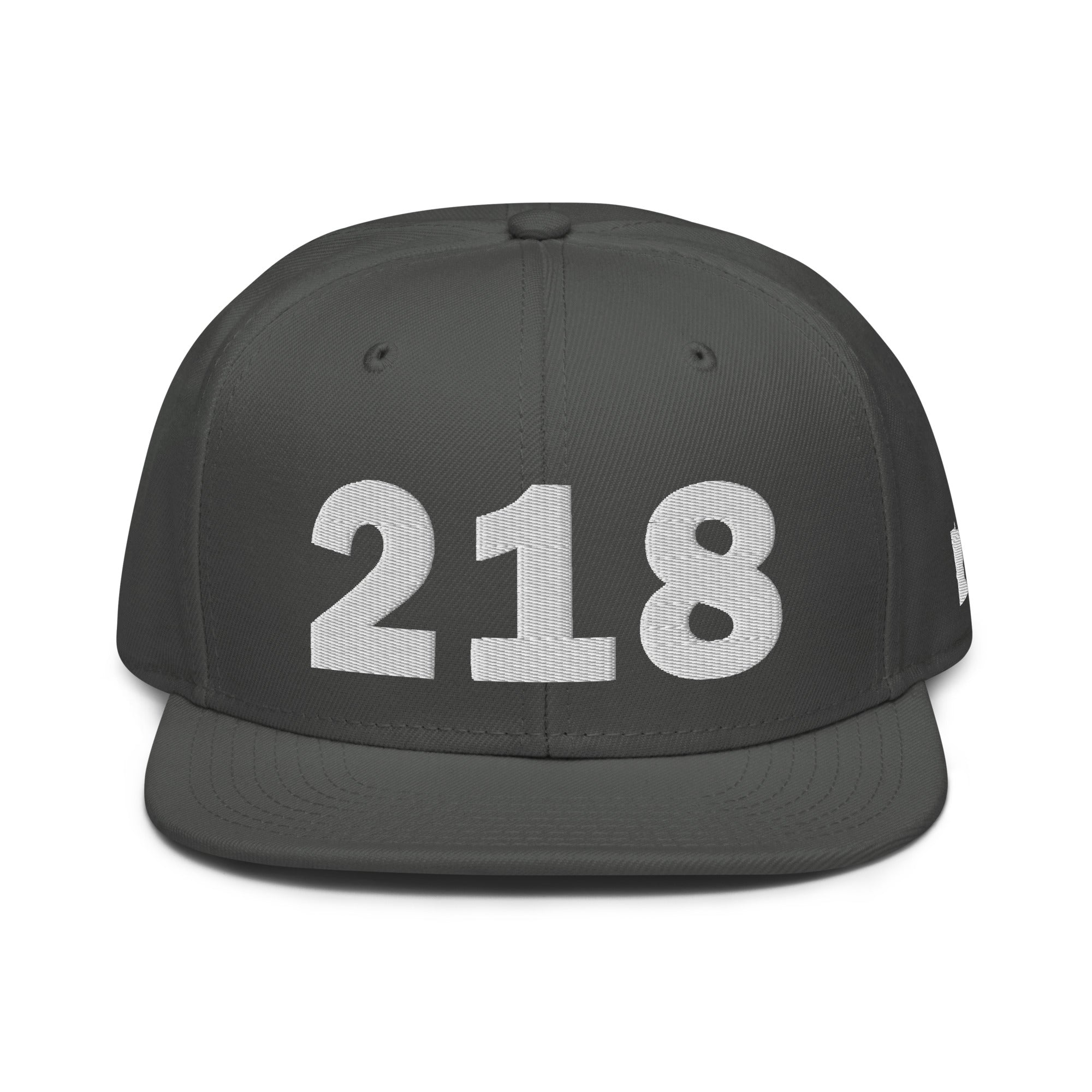 218 Area Code Snapback Hat