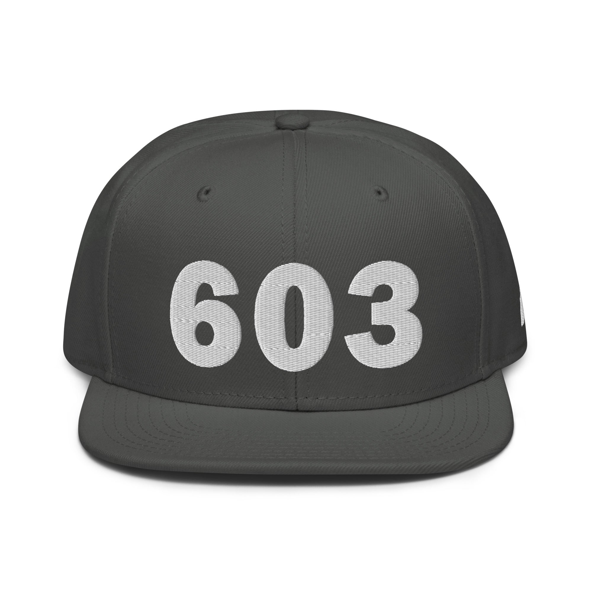 603 Area Code Snapback Hat