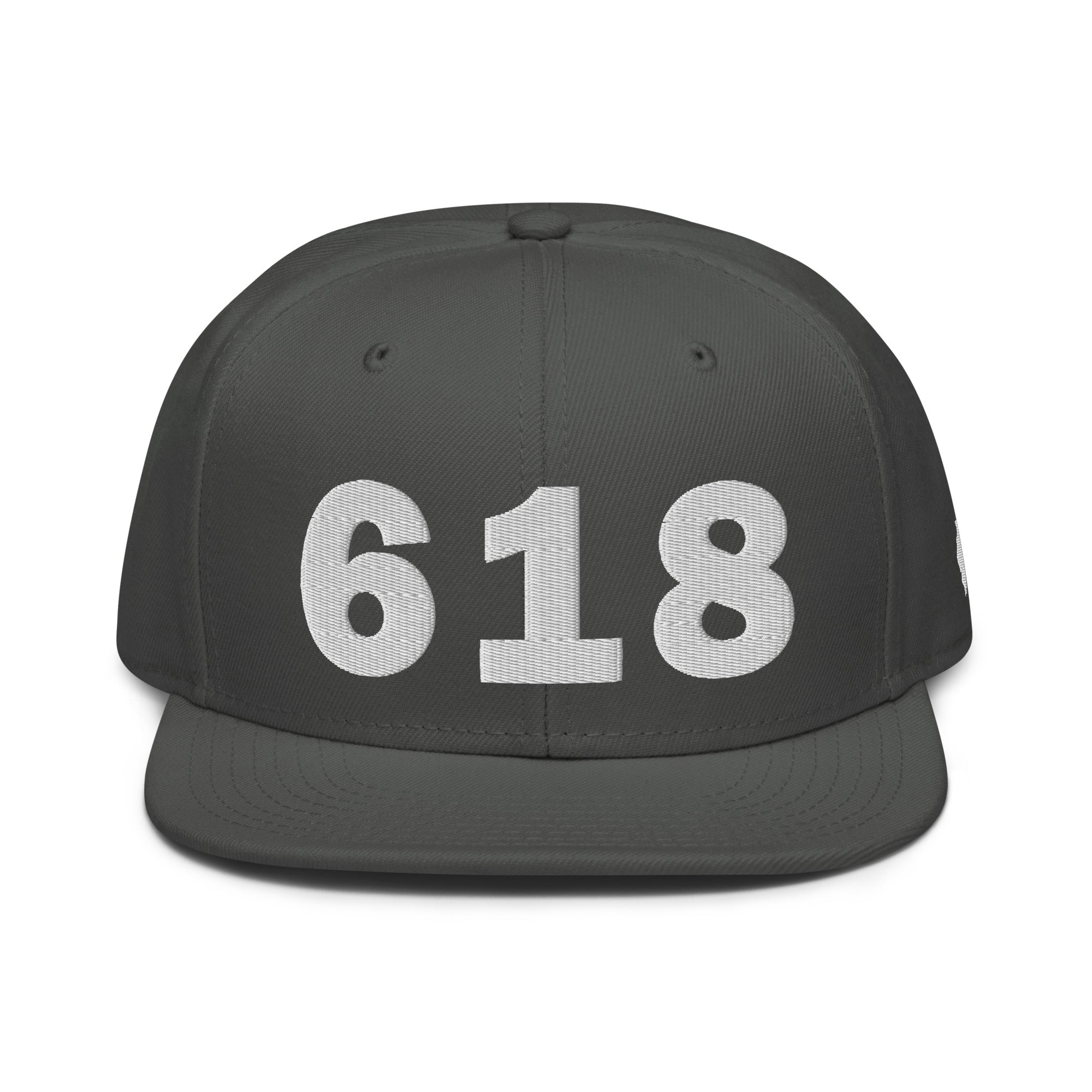 618 Area Code Snapback Hat