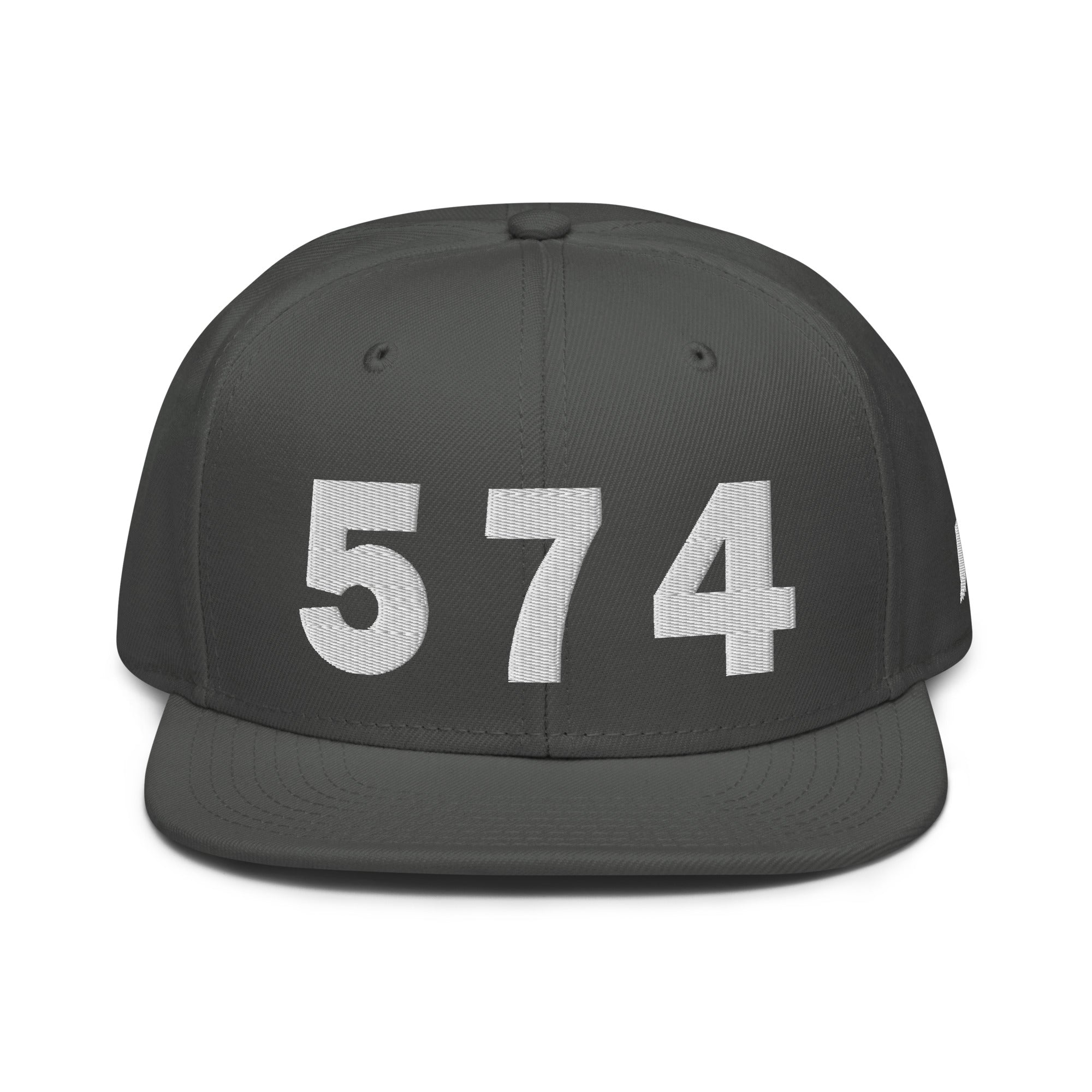 574 Area Code Snapback Hat