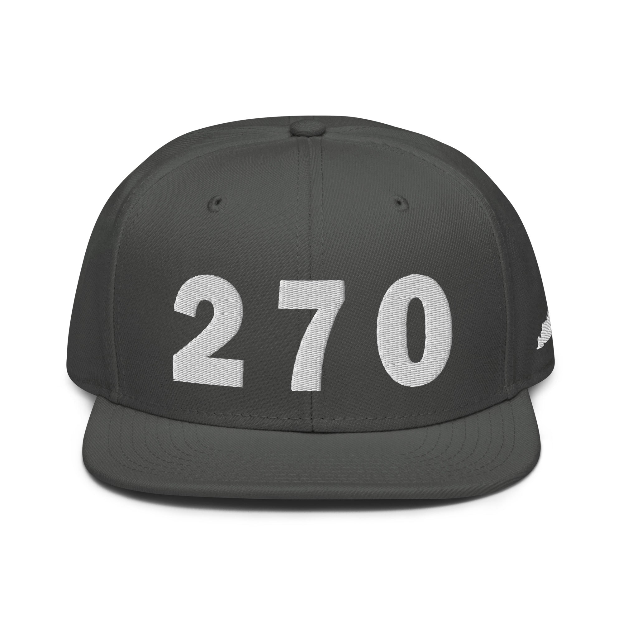 270 Area Code Snapback Hat
