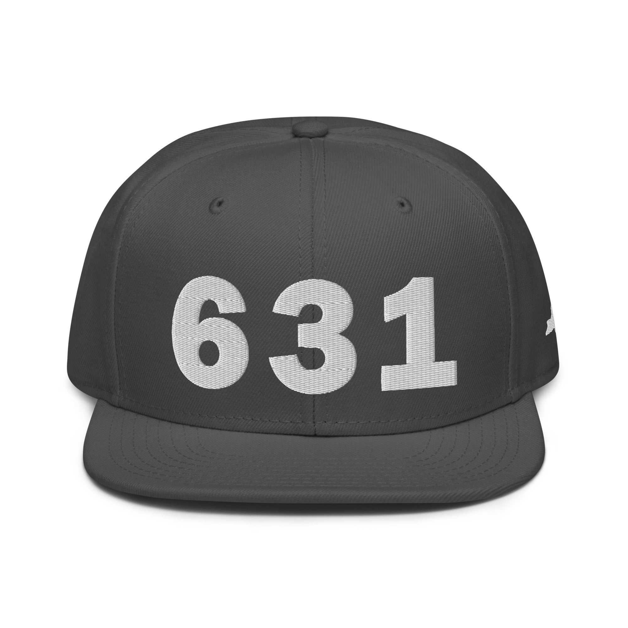 631 Area Code Snapback Hat
