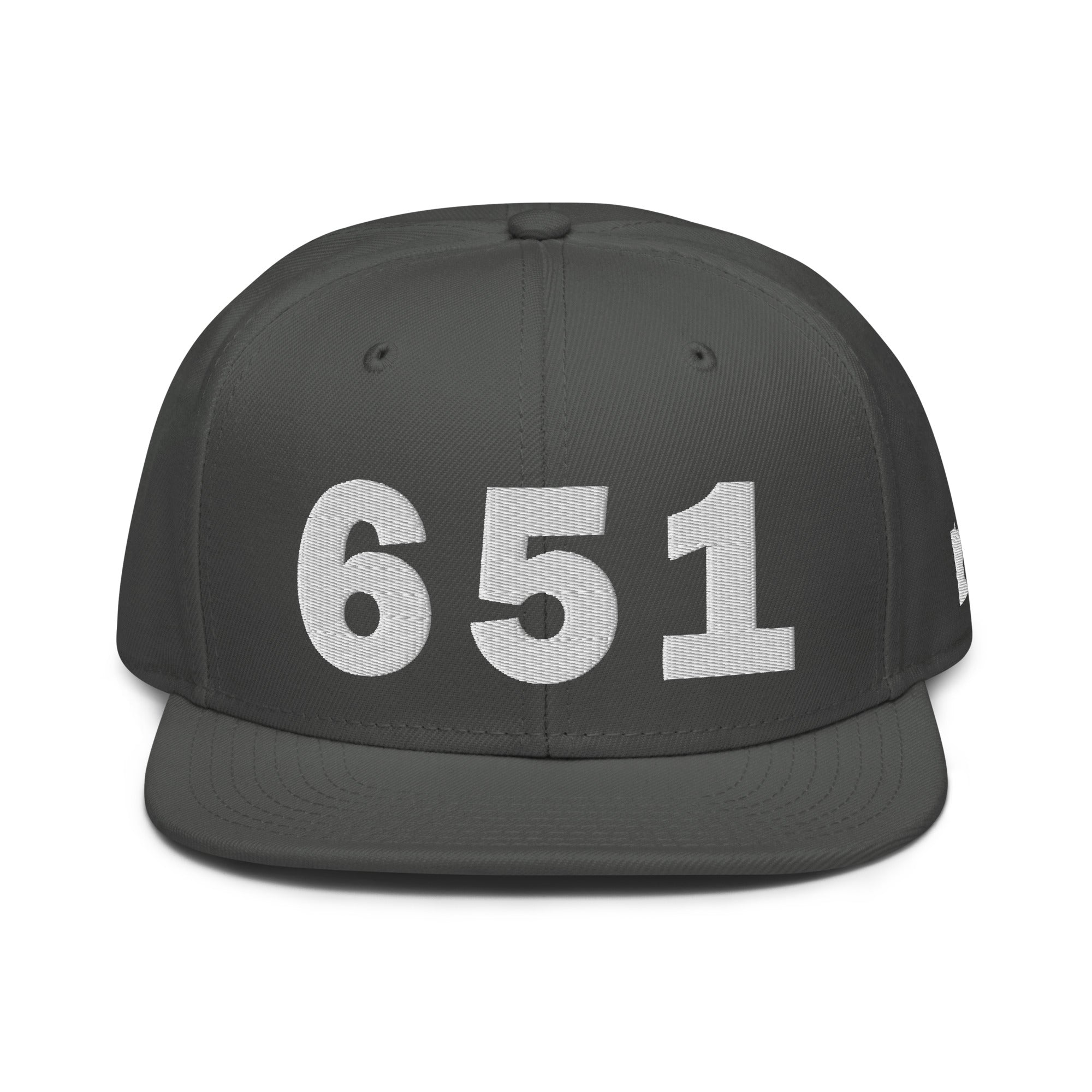 651 Area Code Snapback Hat