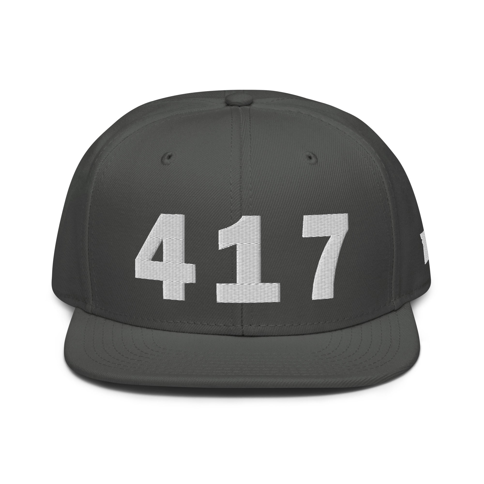 417 Area Code Snapback Hat