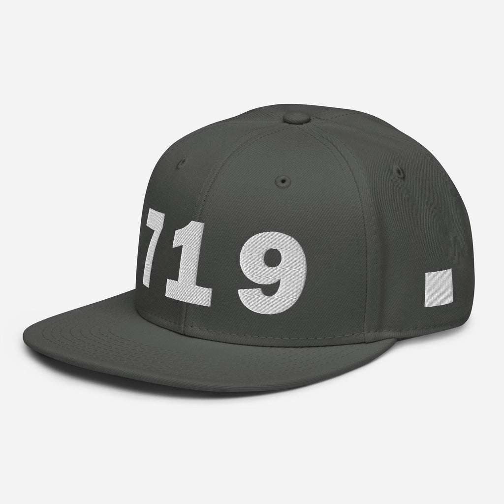 719 Area Code Snapback Hat