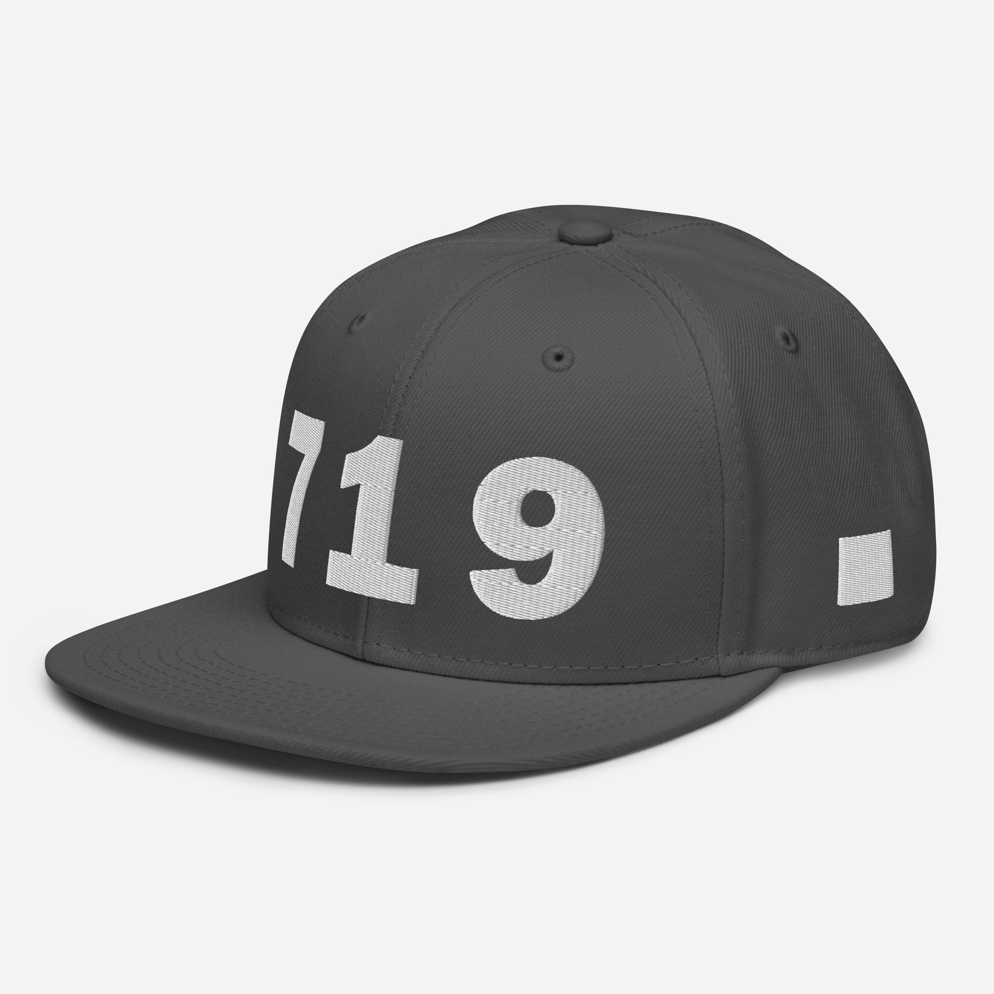 719 Area Code Snapback Hat