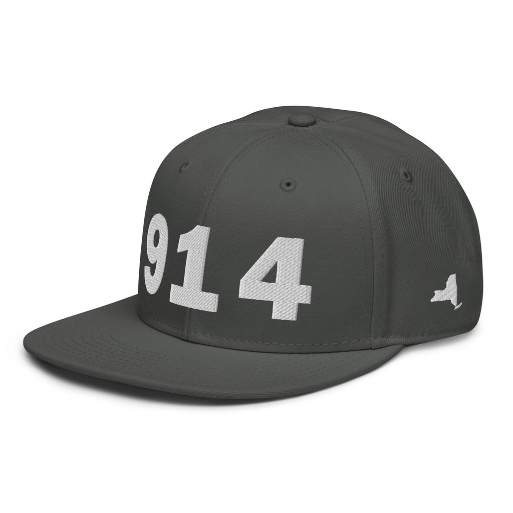 914 Area Code Snapback Hat