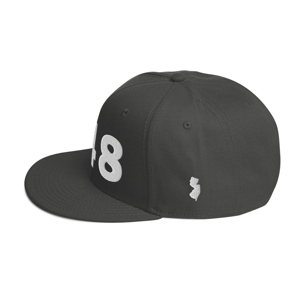 848 Area Code Snapback Hat