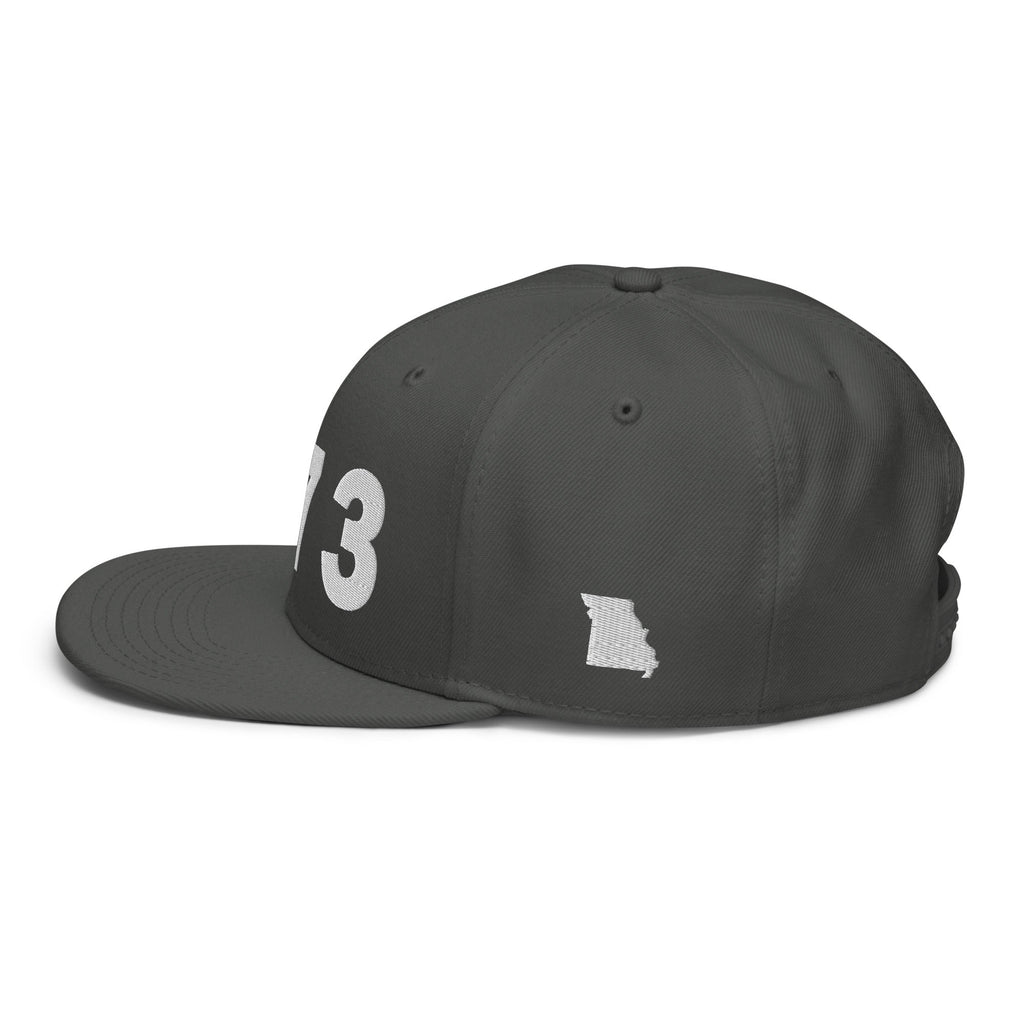 573 Area Code Snapback Hat