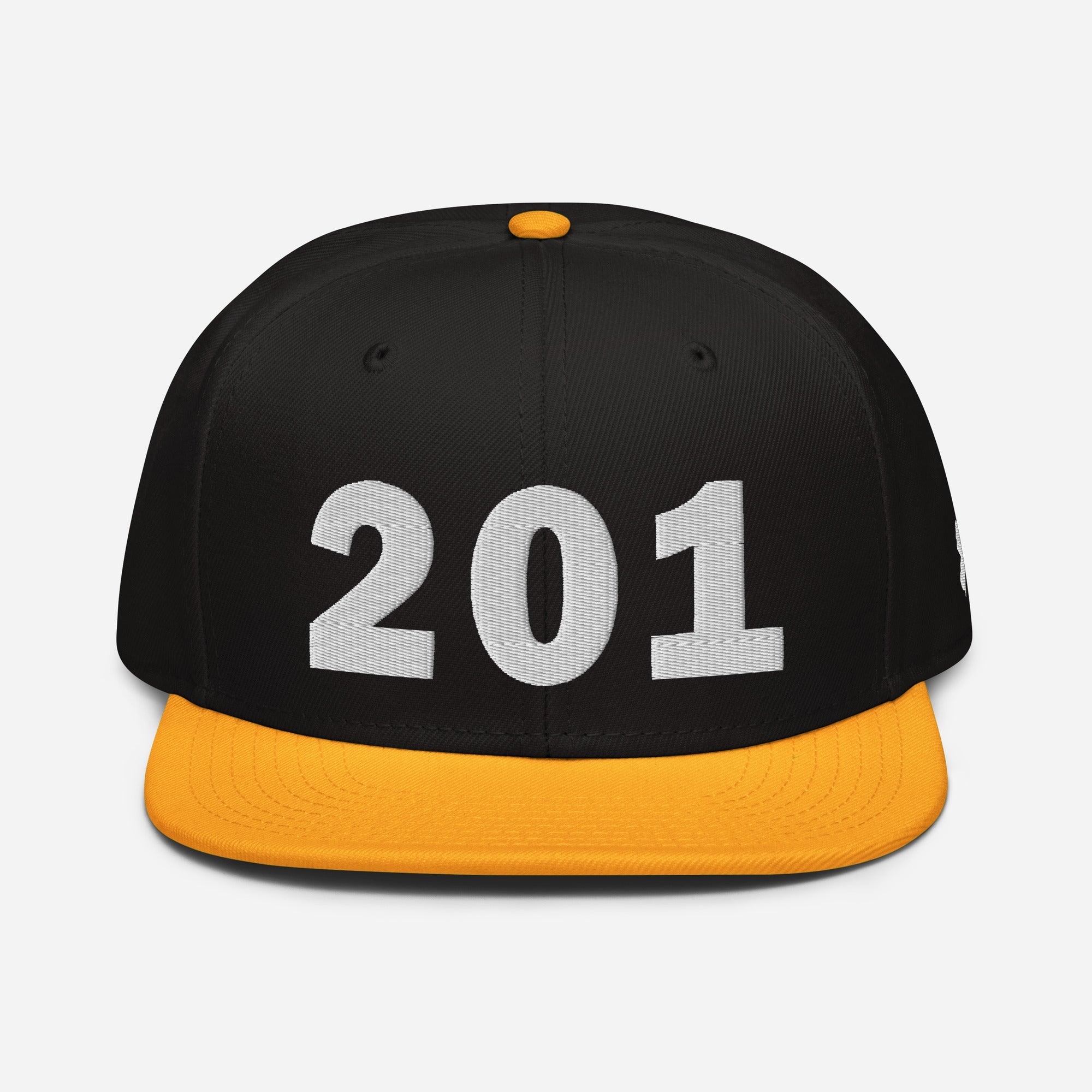 201 Area Code Snapback Hat