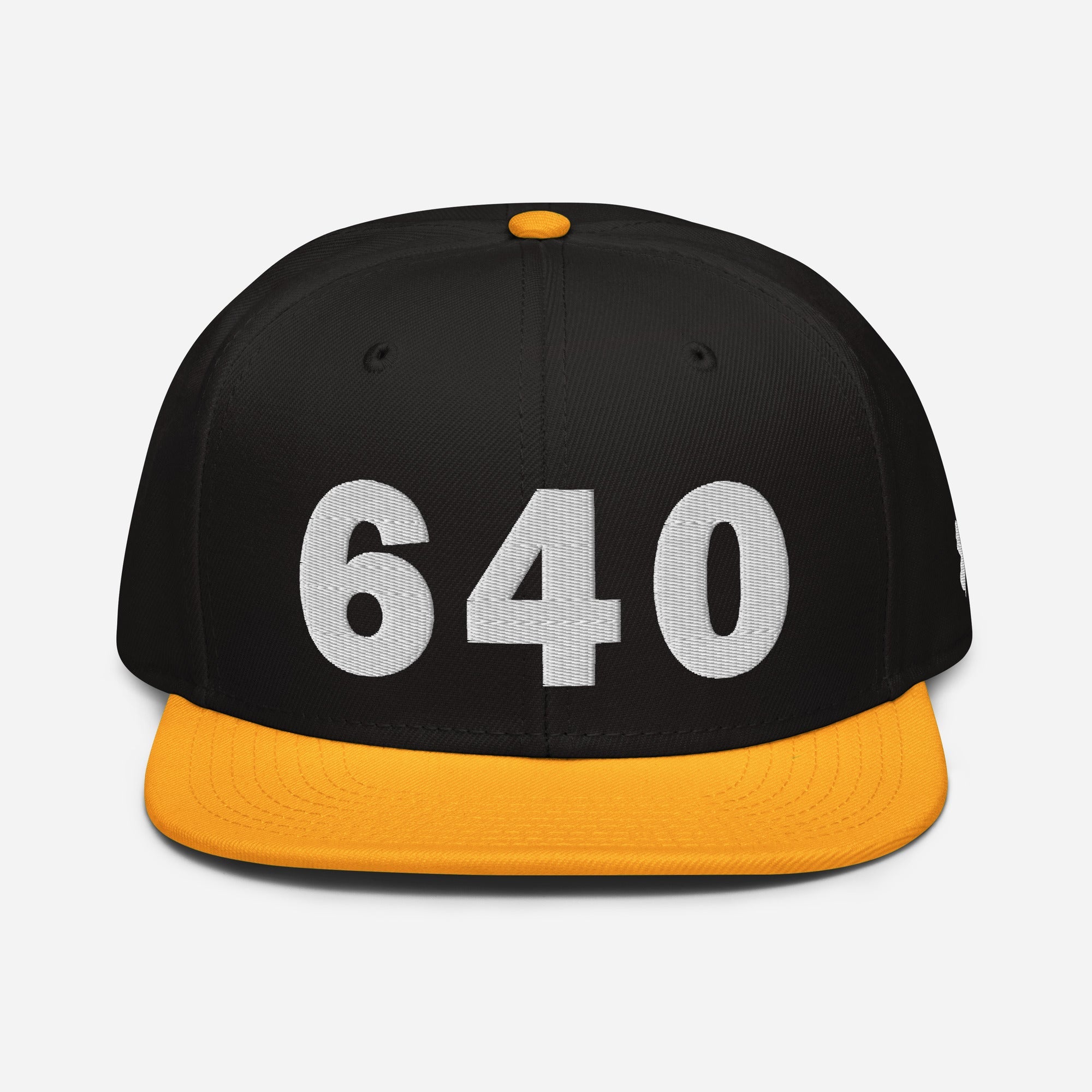 640 Area Code Snapback Hat