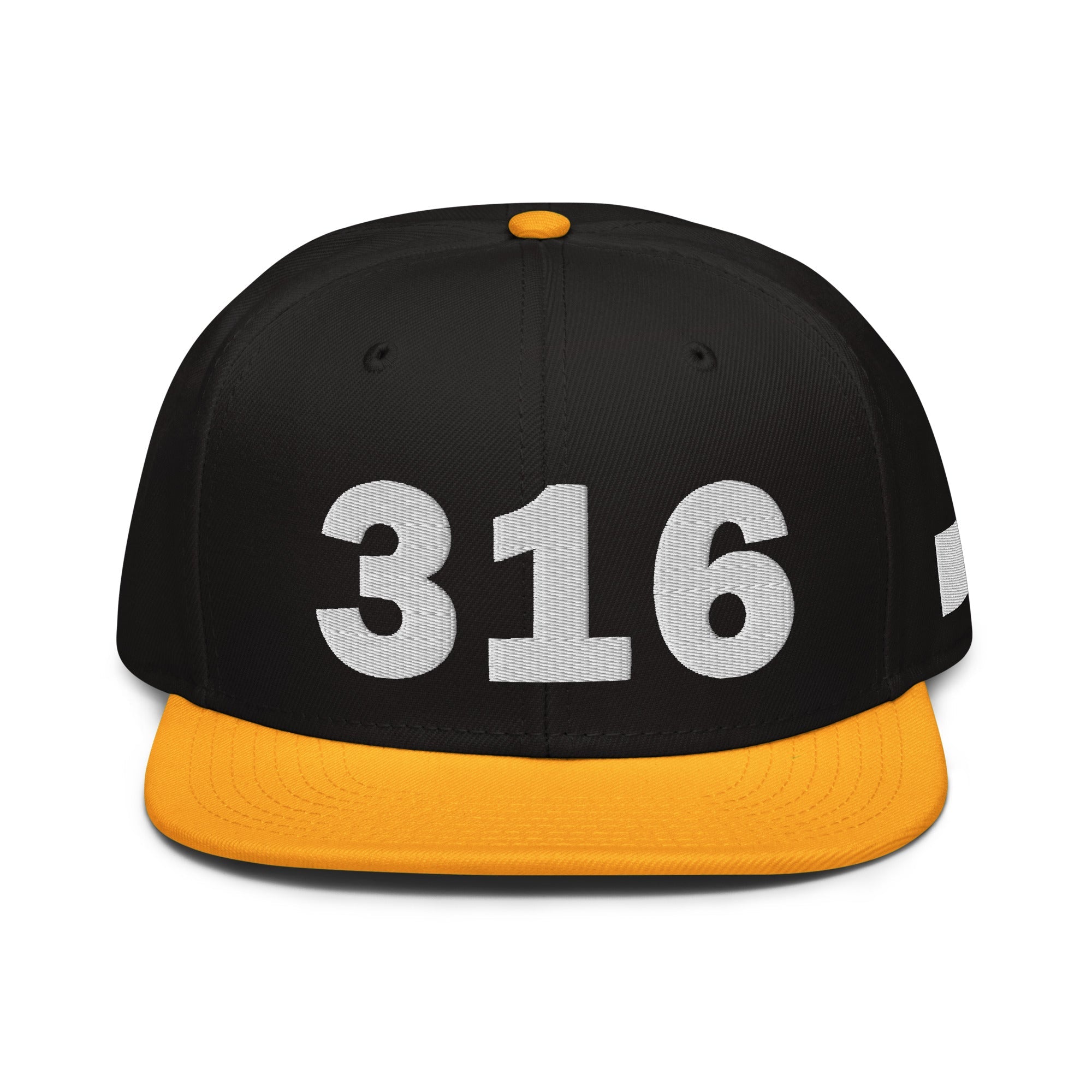 316 Area Code Snapback Hat