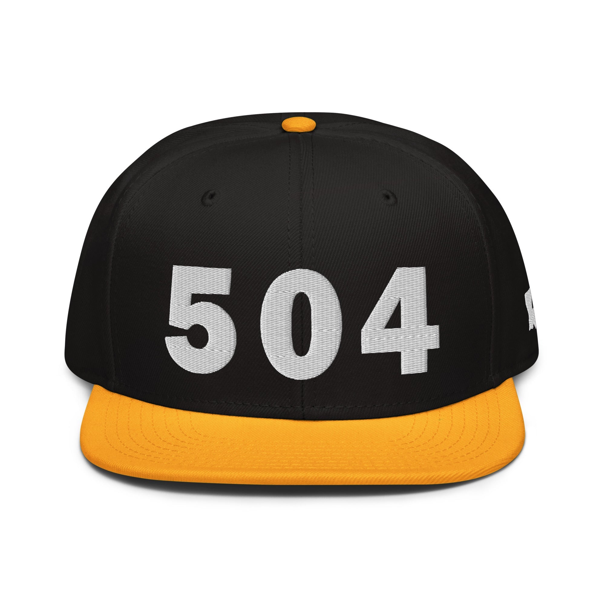 504 Area Code Snapback Hat