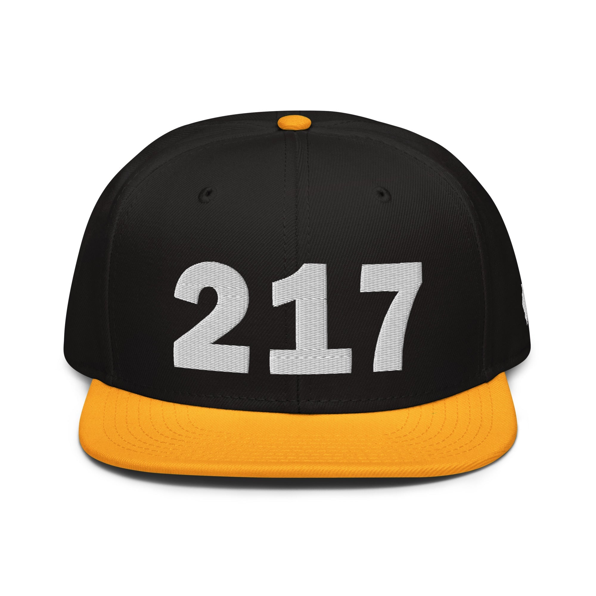 217 Area Code Snapback Hat