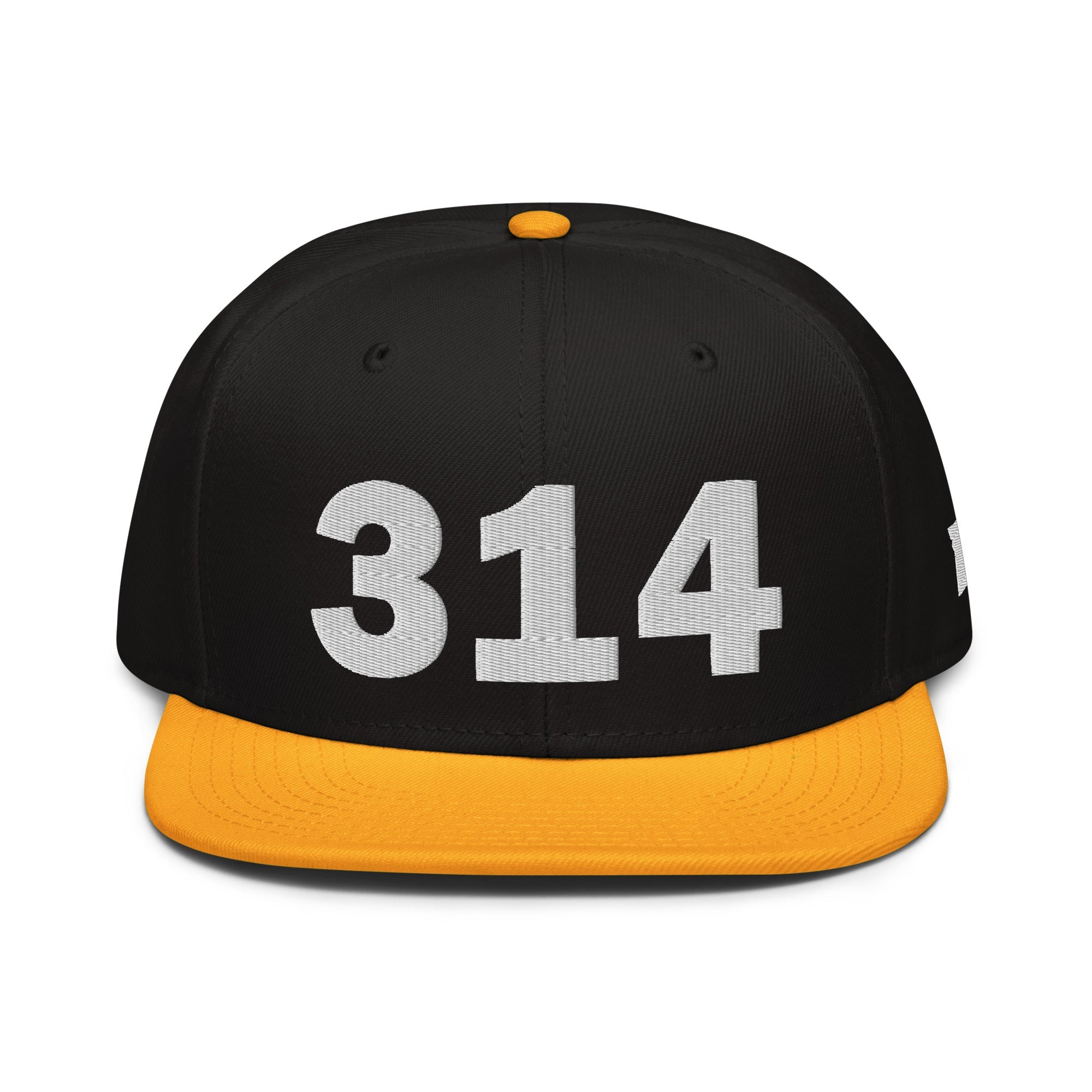 314 Area Code Snapback Hat