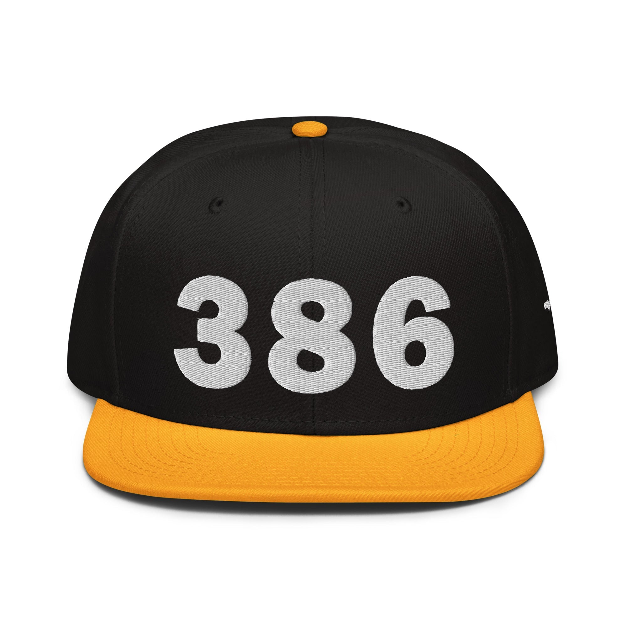 386 Area Code Snapback Hat