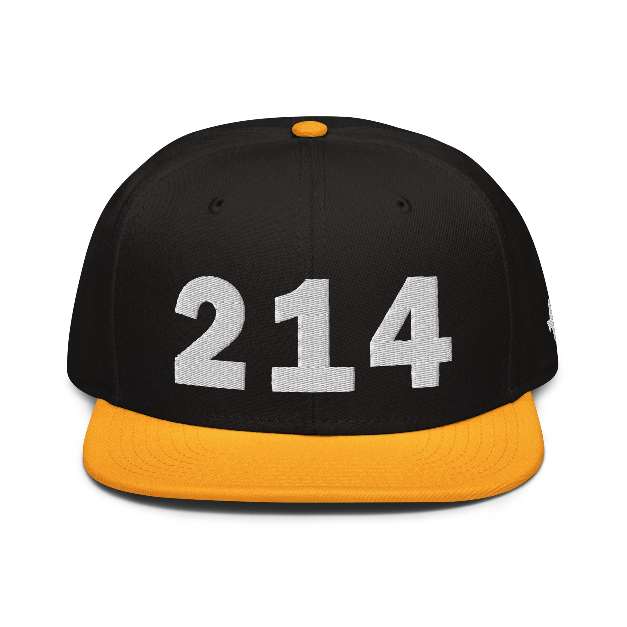 214 Area Code Snapback Hat