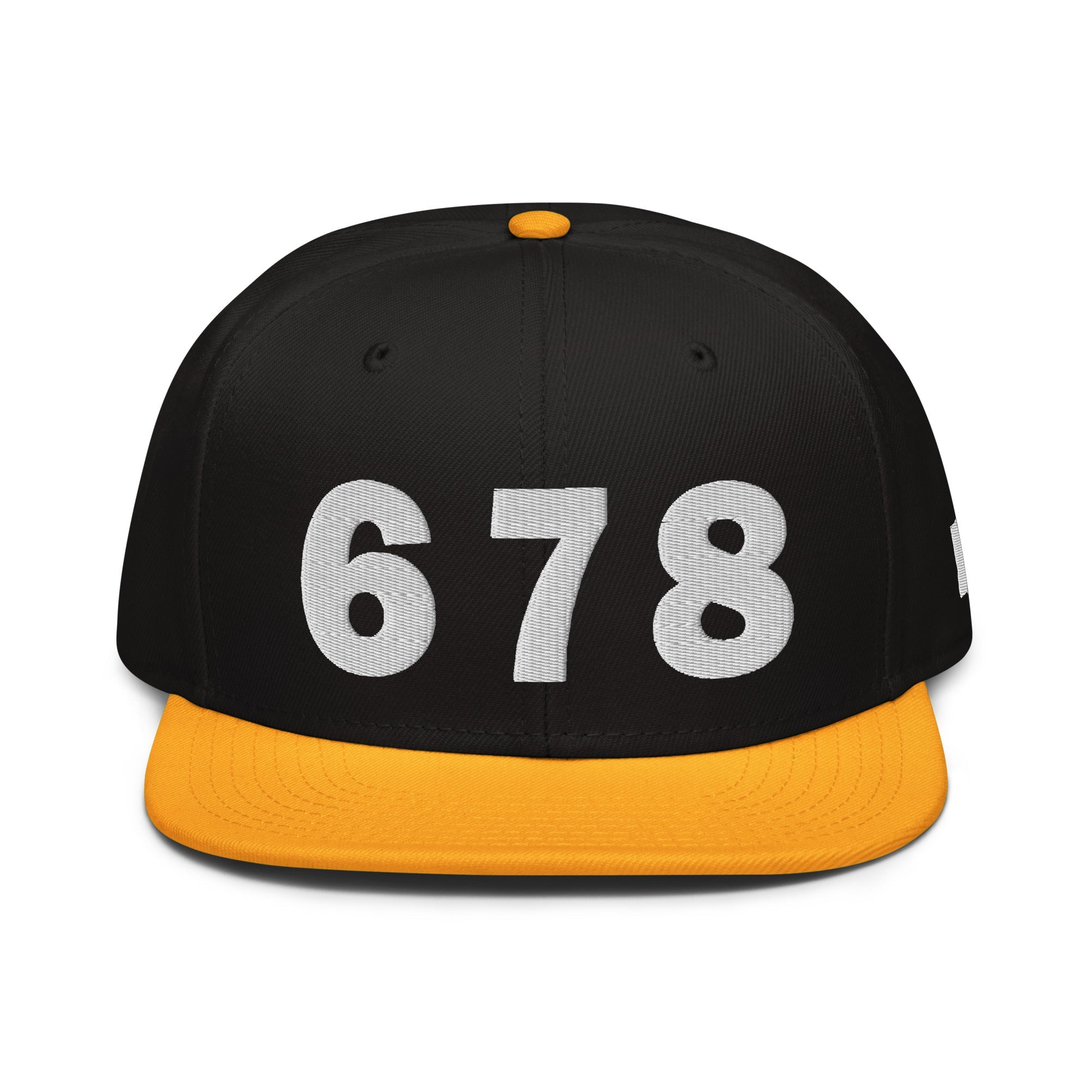 678 Area Code Snapback Hat