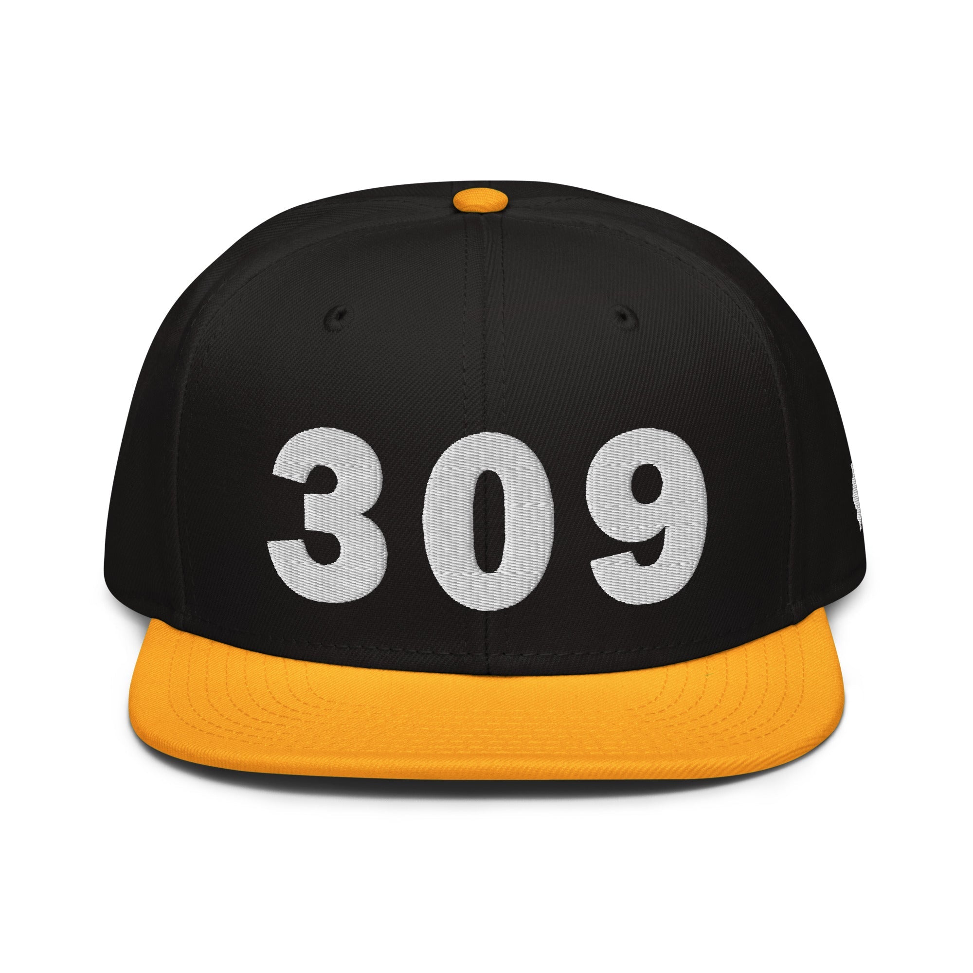 309 Area Code Snapback Hat