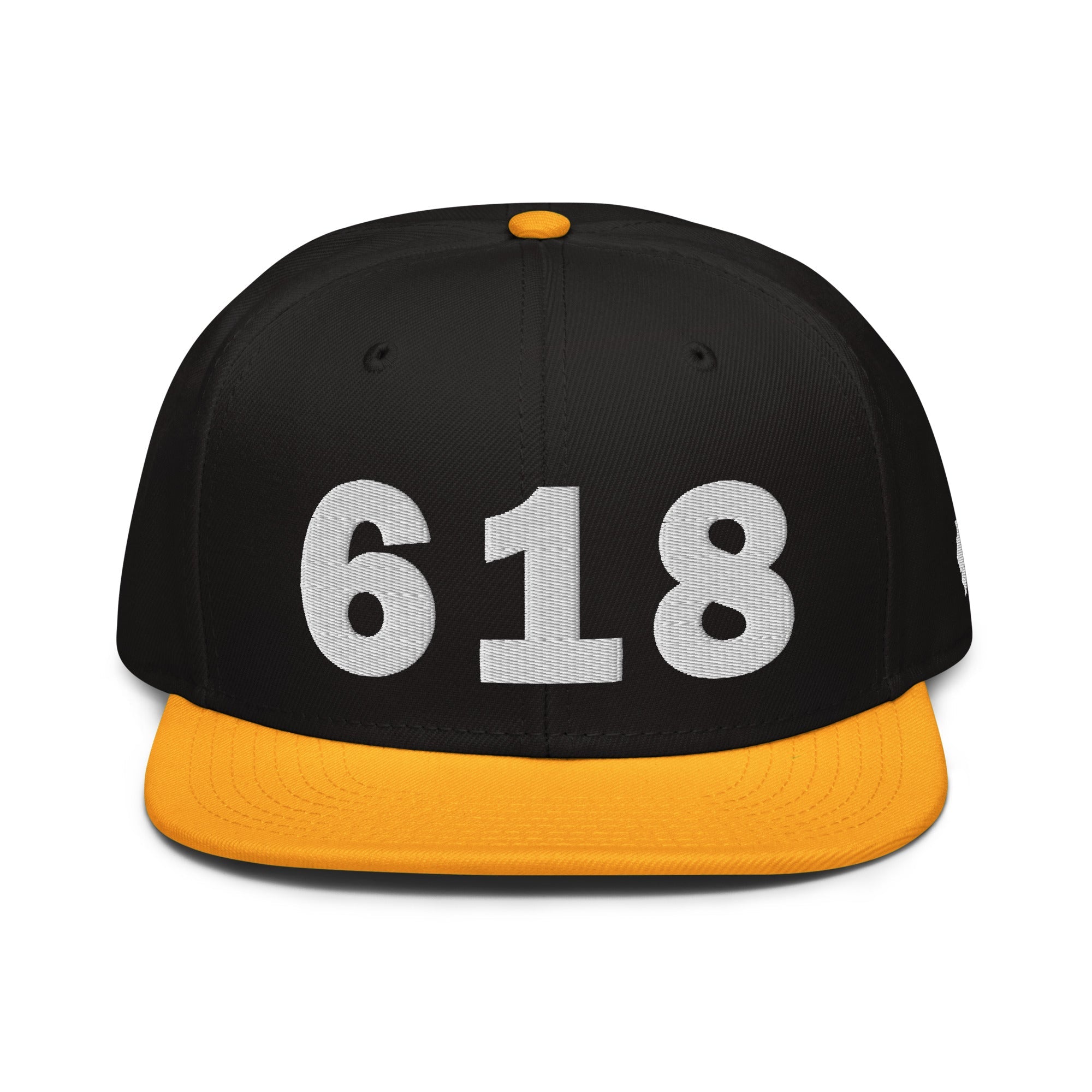 618 Area Code Snapback Hat