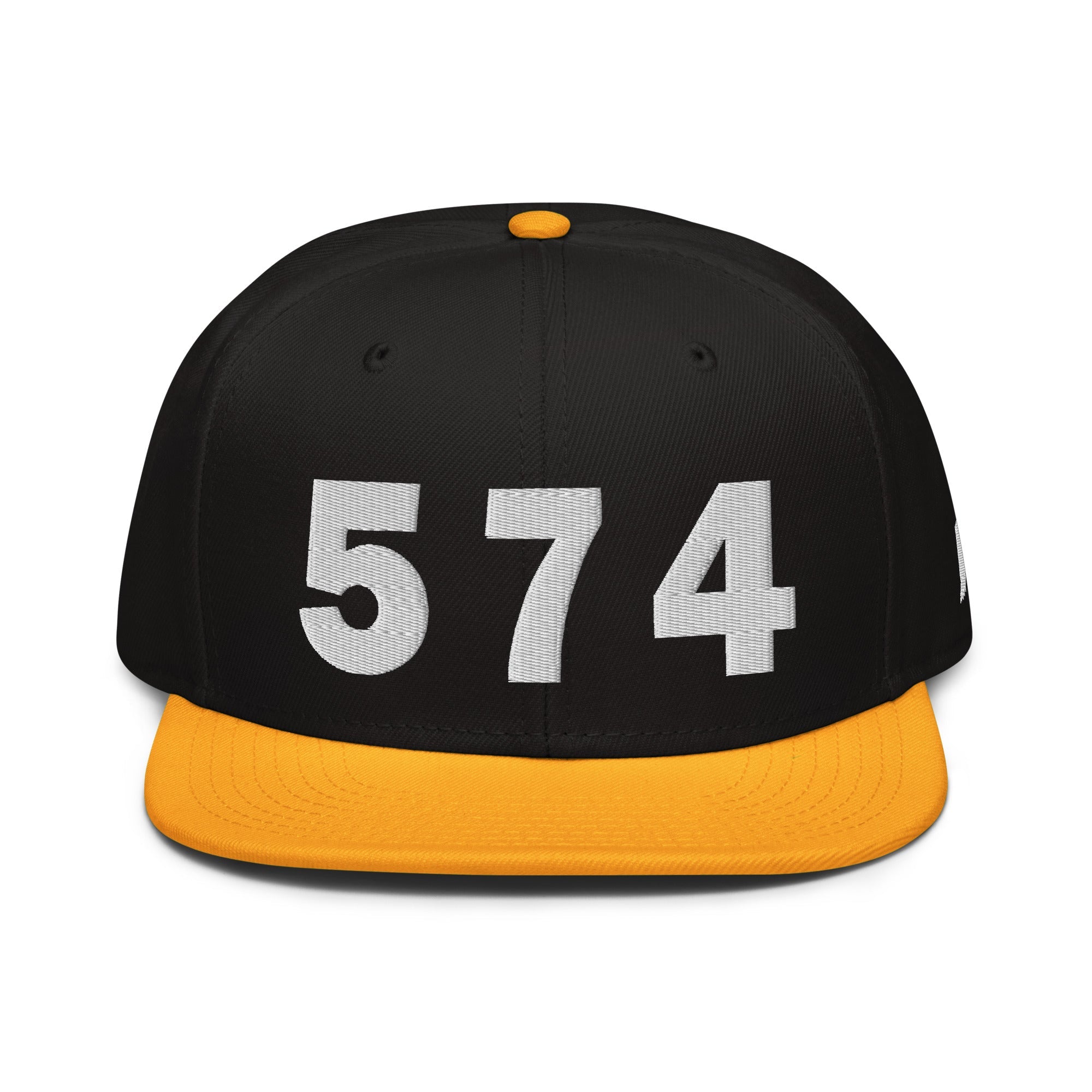 574 Area Code Snapback Hat